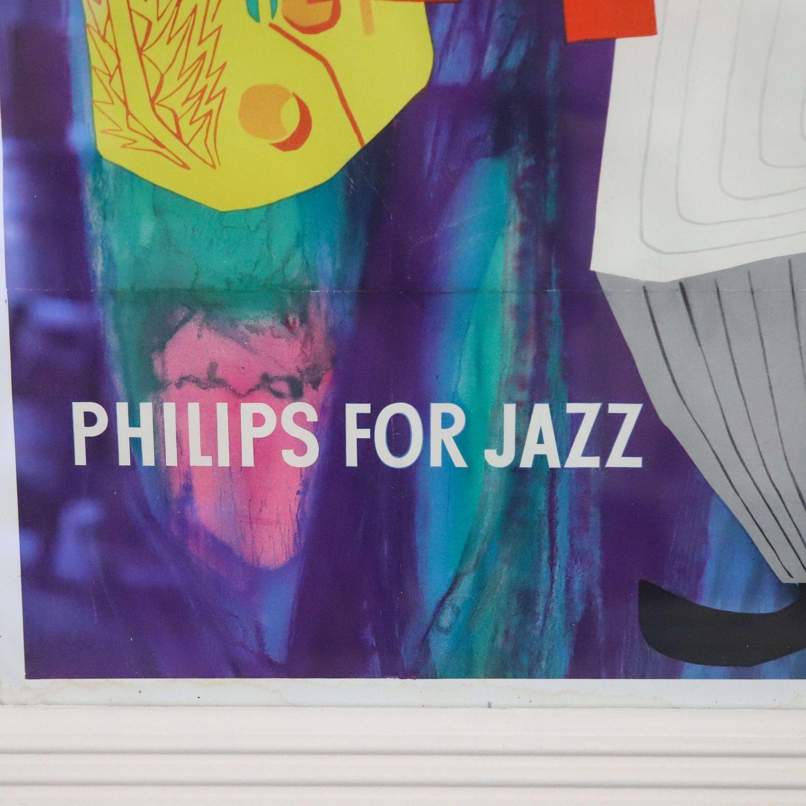 Original 1950s–60s Philips Jazz Poster photo Art
