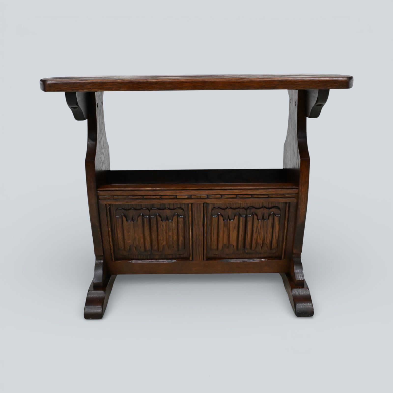 photo for sale Old Charm Magazine Rack In Tudor Brown Free Delivery*