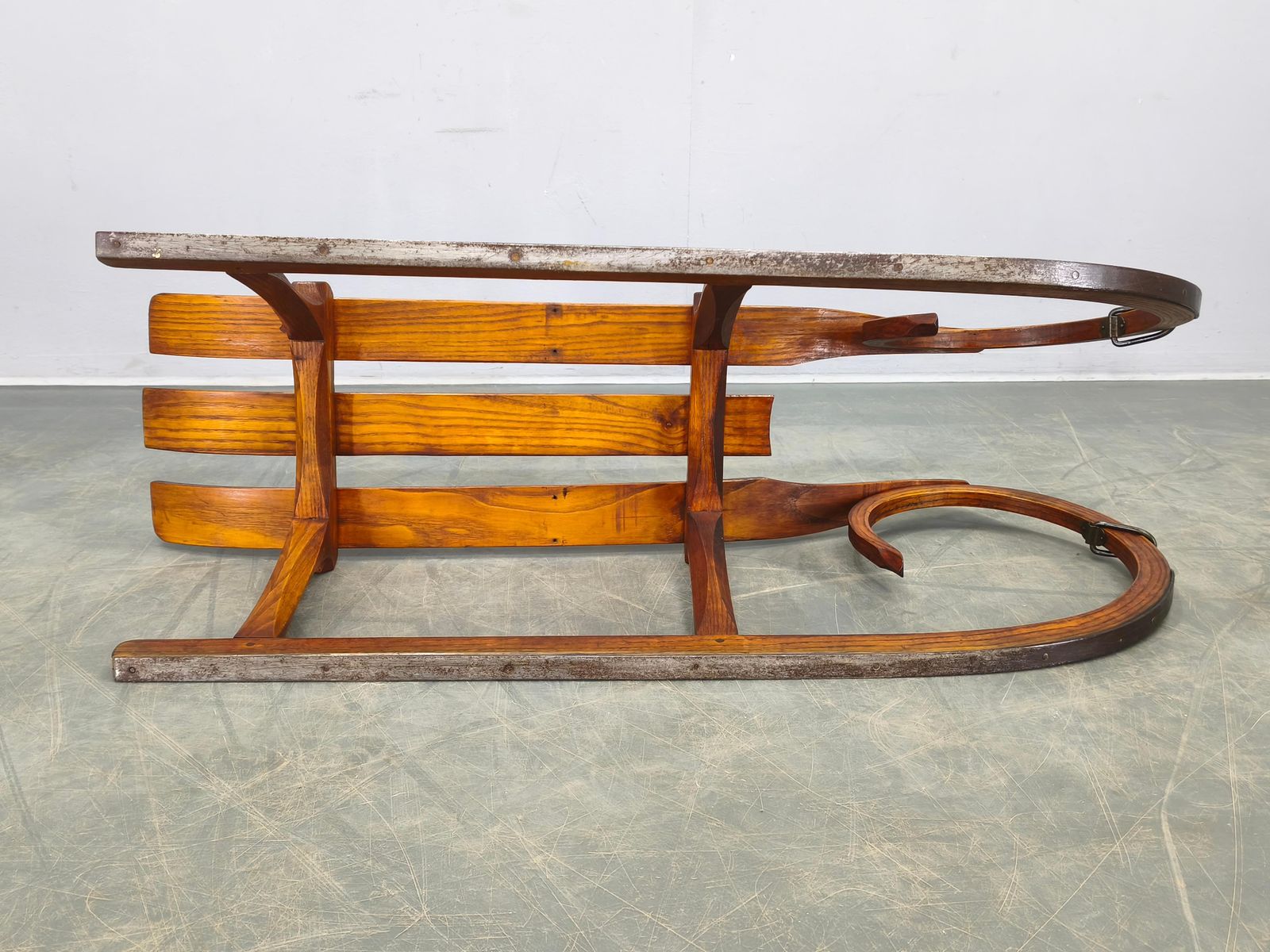 photo buy 1930s Czech Oak Art Deco Sled