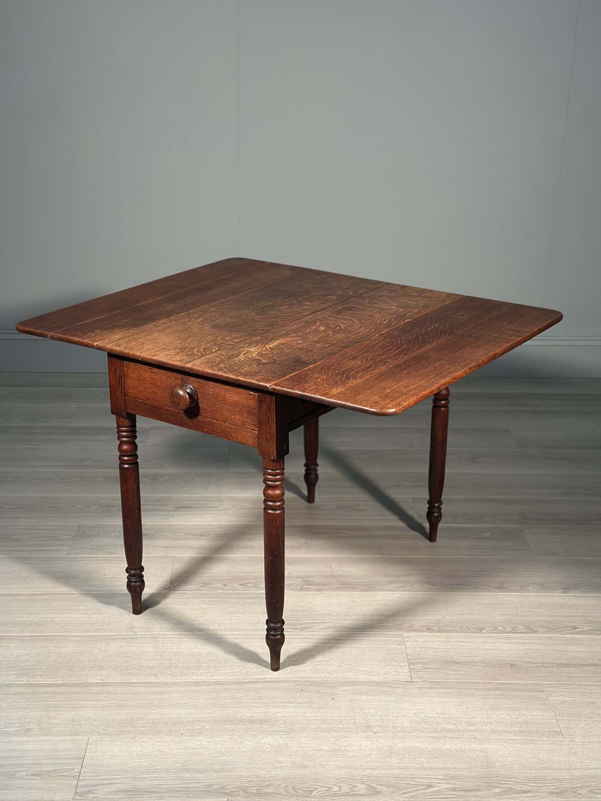 Country Oak Pembroke Table, 1800s photo vinterior