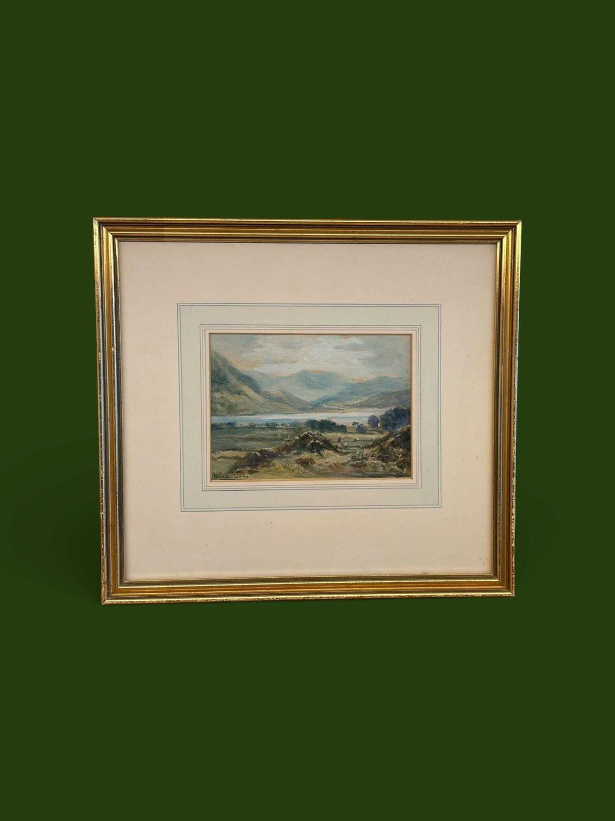 William Manners (1860–1930) C1890 Haweswater Watercolour Lake District Pre 1935 Reservoir Exhibited Rsba Artist photo furniture