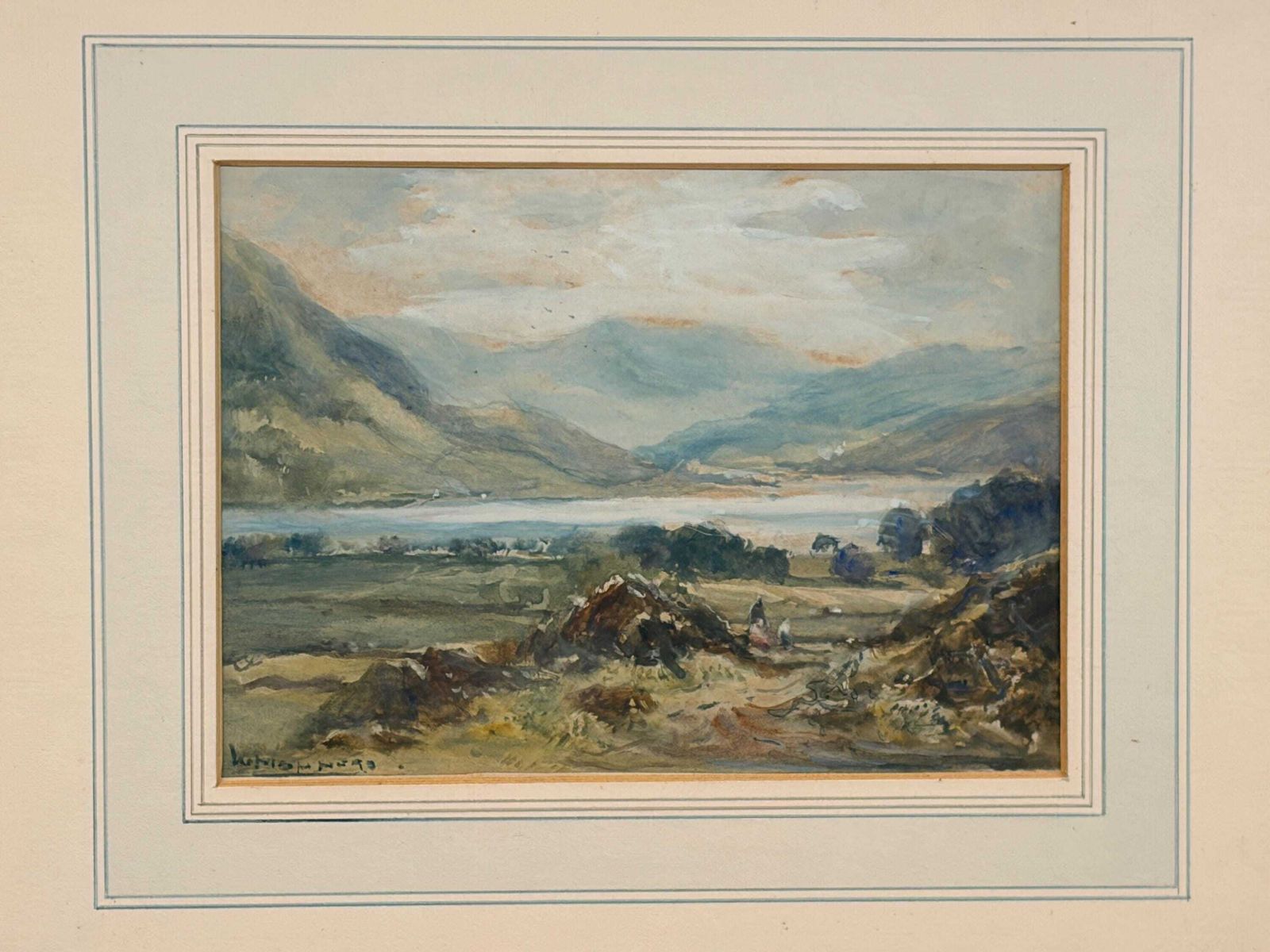 William Manners (1860–1930) C1890 Haweswater Watercolour Lake District Pre 1935 Reservoir Exhibited Rsba Artist photo Art