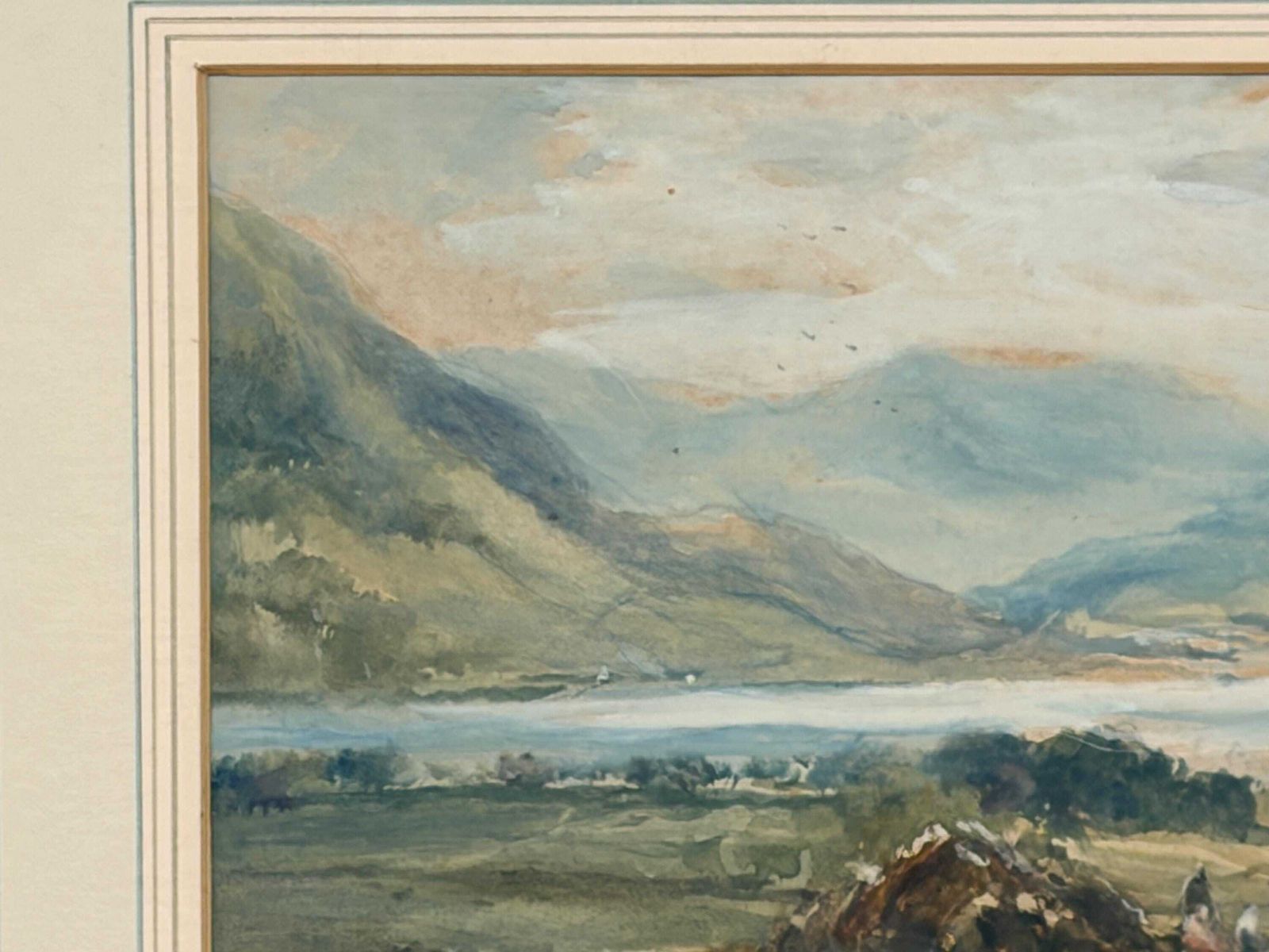 William Manners (1860–1930) C1890 Haweswater Watercolour Lake District Pre 1935 Reservoir Exhibited Rsba Artist photo vinterior