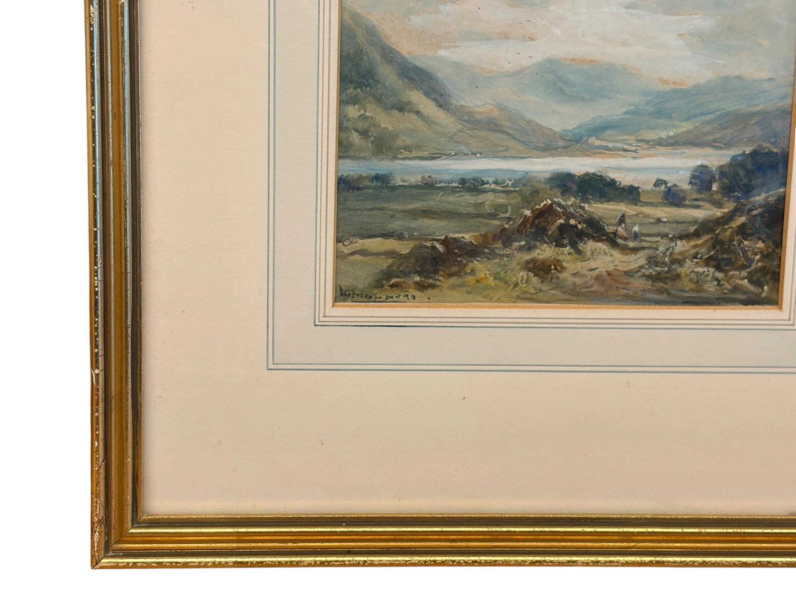 photo buy William Manners (1860–1930) C1890 Haweswater Watercolour Lake District Pre 1935 Reservoir Exhibited Rsba Artist