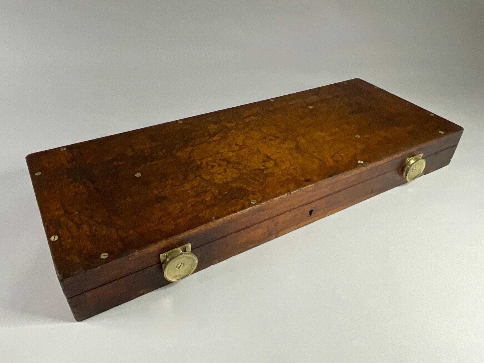 photo vintage Antique Brass Station Pointer, William Cary London Navigational Instrument, Circa 1830