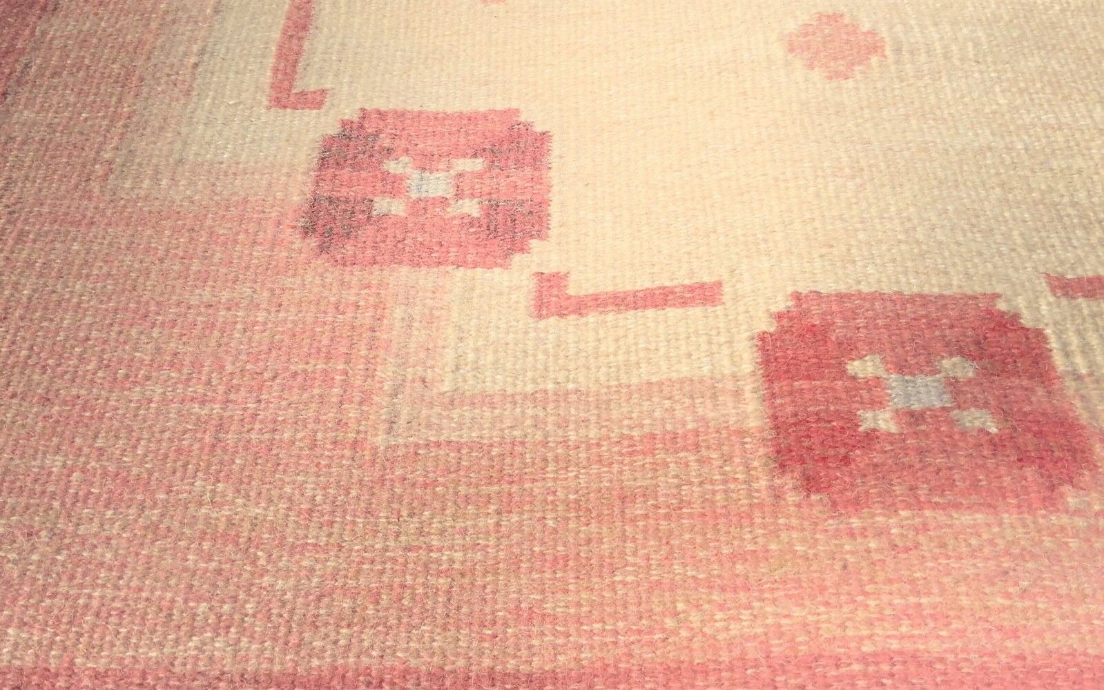 photo vinterior Swedish Flat Weave Kilim Rölakan Rug By Anna Johanna ångström, Lovö, 1960 70s