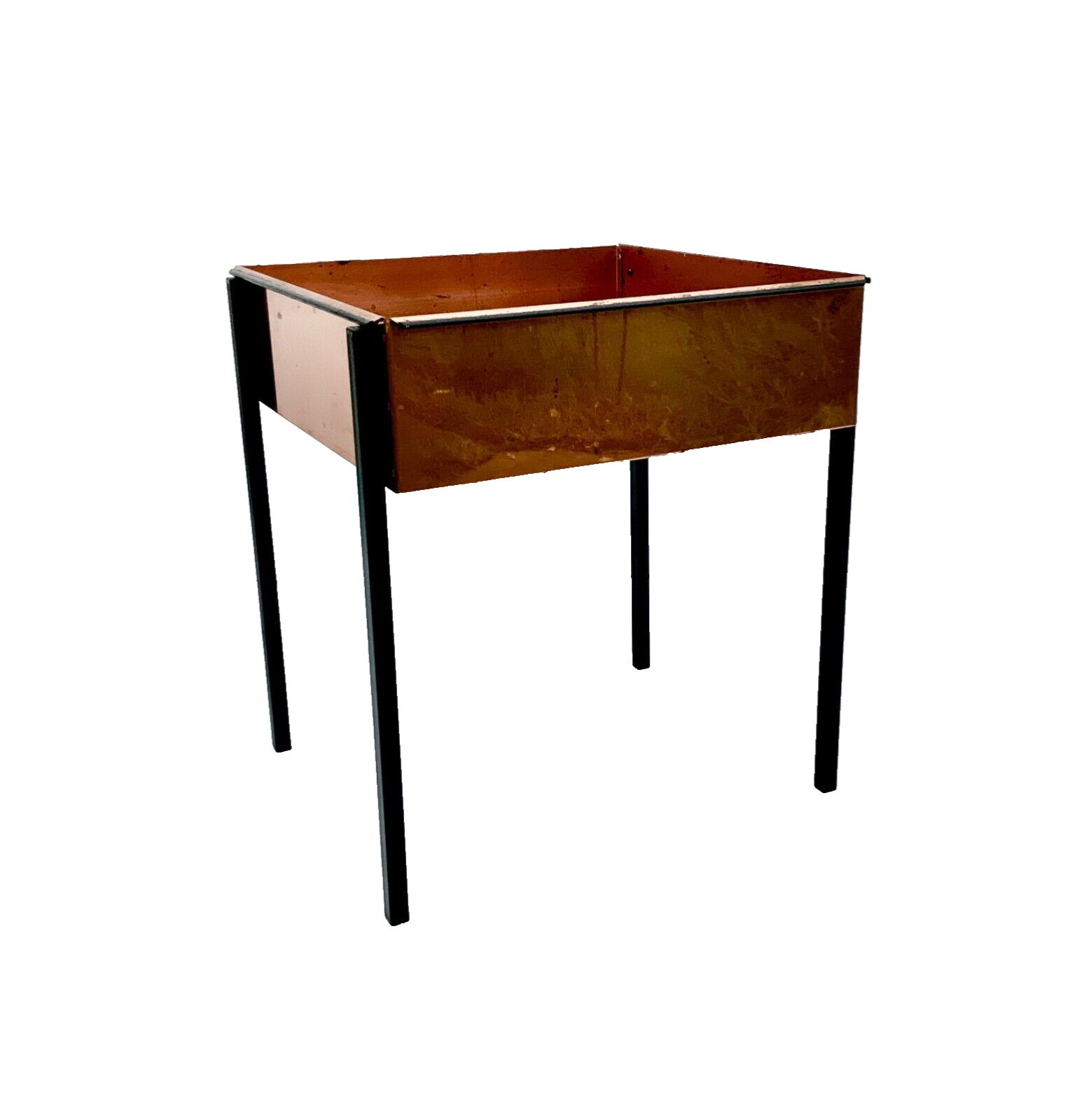 Square Copper Flower Table, Planter, Ab Markaryd H. Agne Jakobsson Sweden 1950s photo furniture