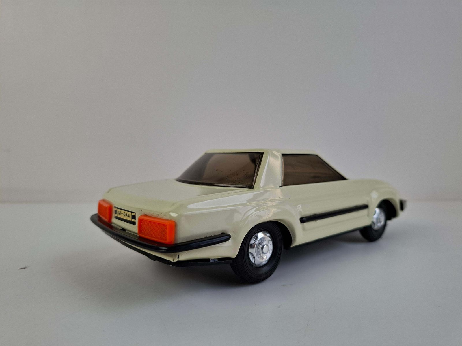 257.0 1970s Czechoslovak Ites Igra Norma Tin Friction Toy Car Mid Century Modern Space photo