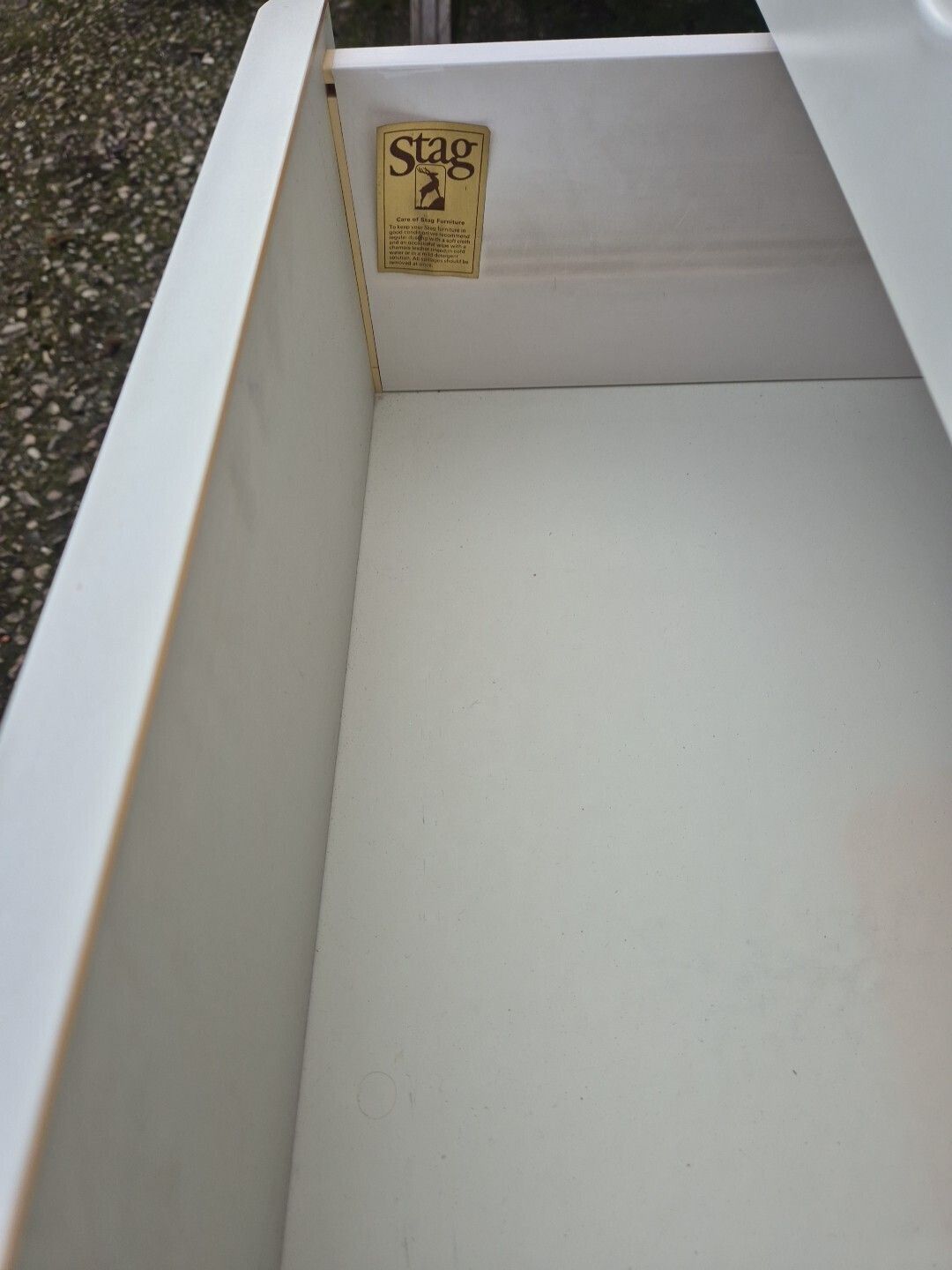 photo for sale Retro/Vintage/ Mid Centurystag 3 Drawer Chest Of Drawers