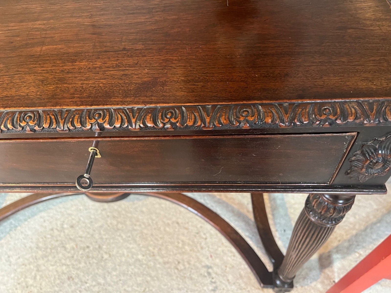 Furniture Antique Table From Liberty’s Of London Circa Late 1800’s photo