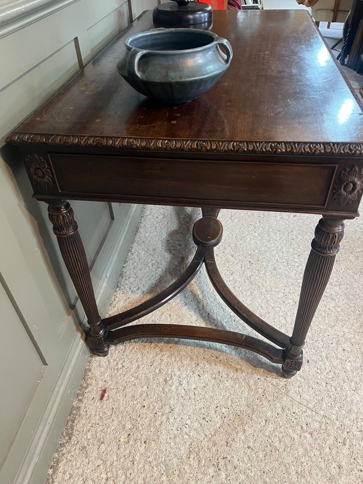 photo vinterior Antique Table From Liberty’s Of London Circa Late 1800’s