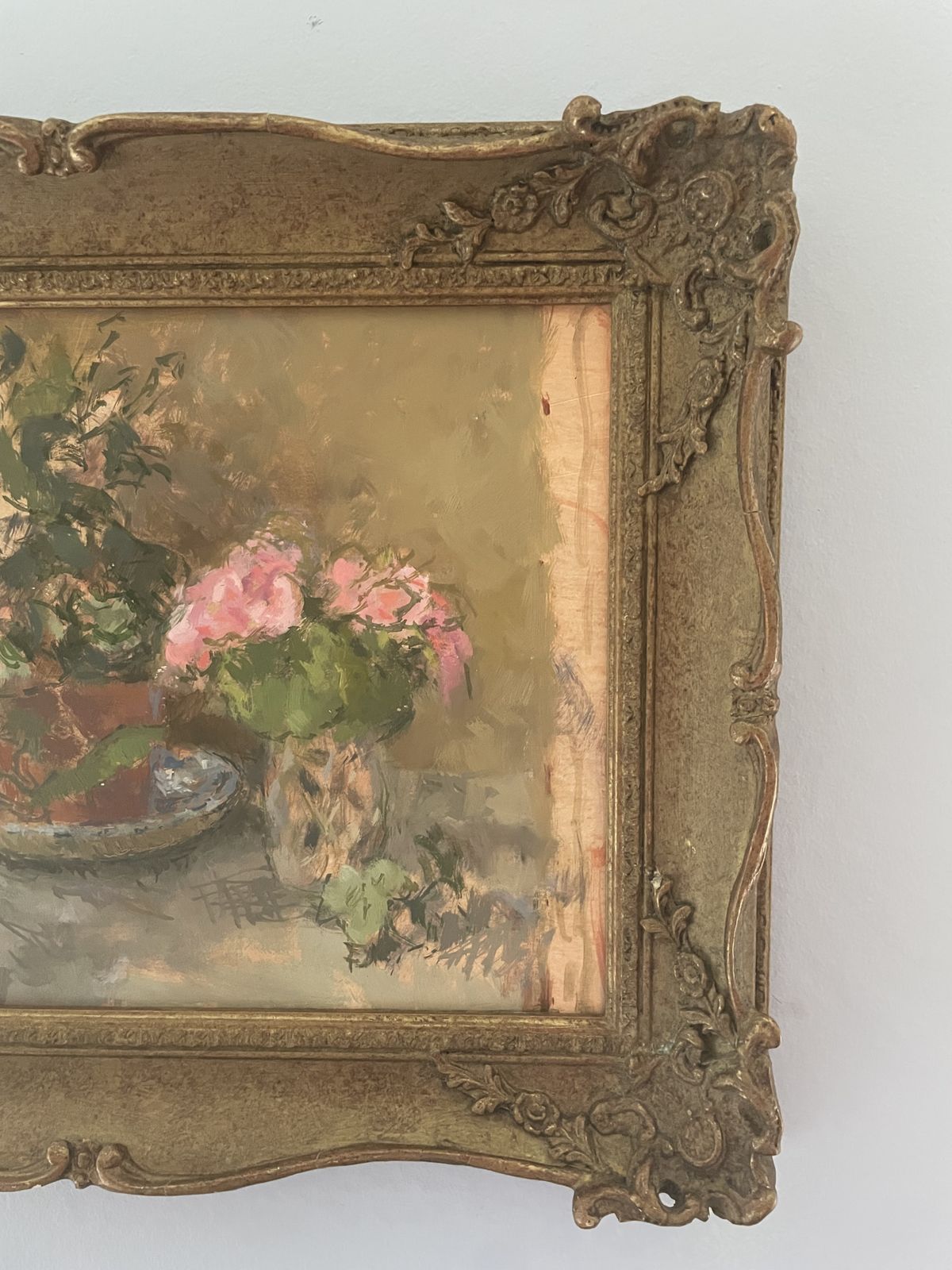 Norman Smith (1910 1996), Oil On Board, Still Life Of Flowers photo furniture