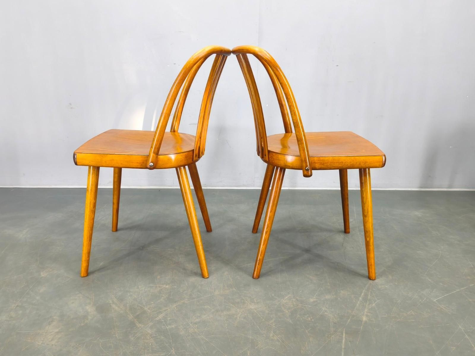 photo buy Antonin Suman For Ton Dining Chairs, 1960s, Set Of Four