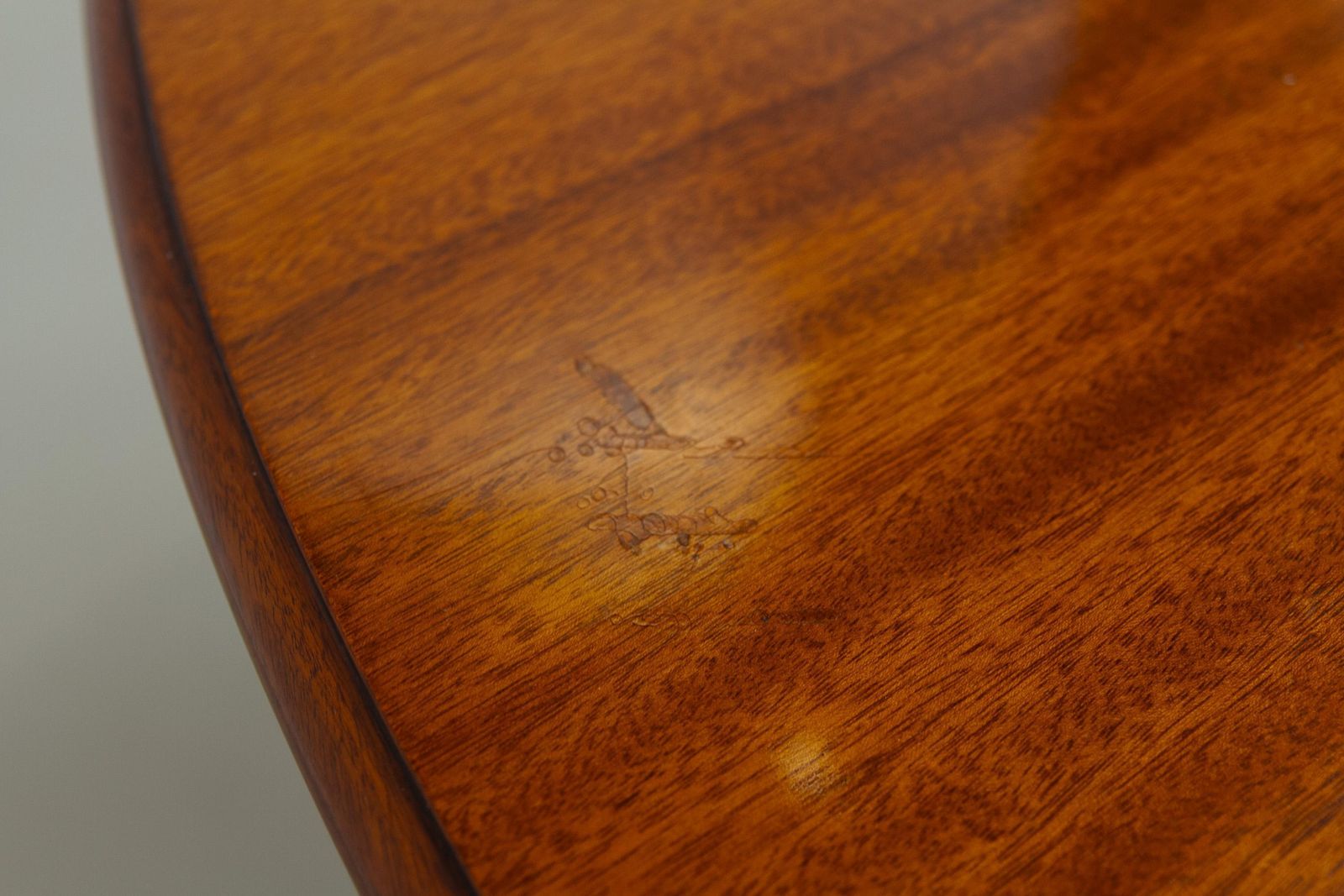 photo furniture Danish Hepplewhite Oval Mahogany Dining Table By Farre Møbelfabrik, 1970s.