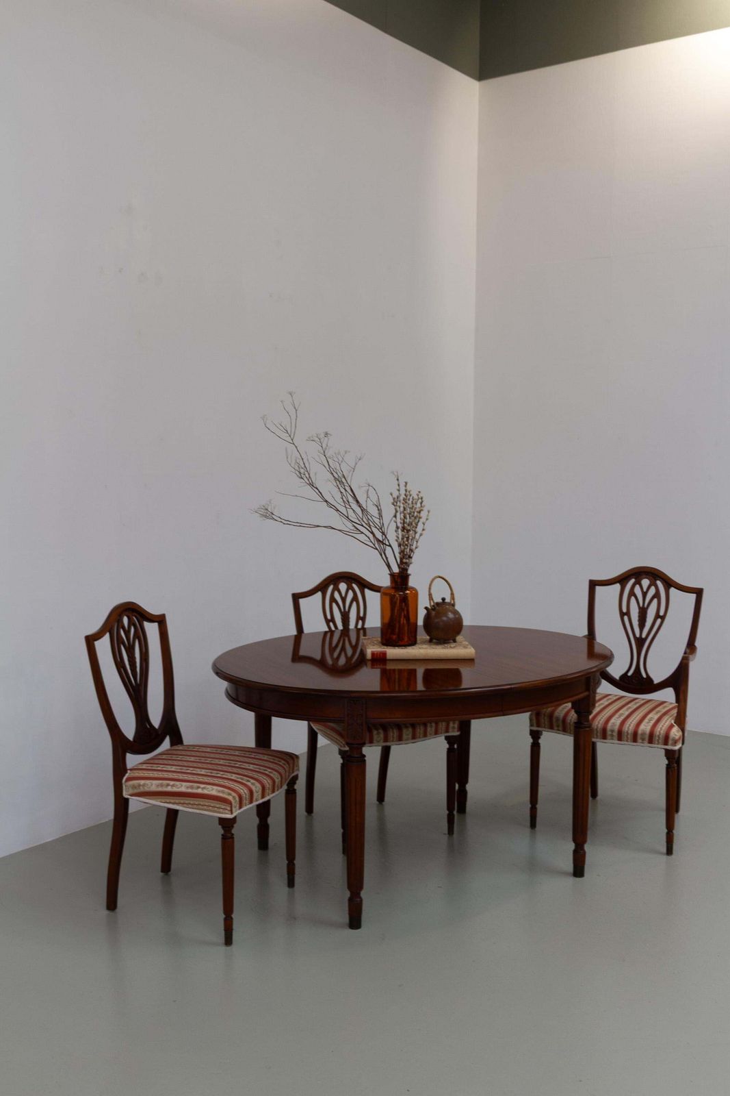 Danish Hepplewhite Mahogany Dining Chairs By Farre Møbelfabrik, 1970s. Set Of 6. photo for sale