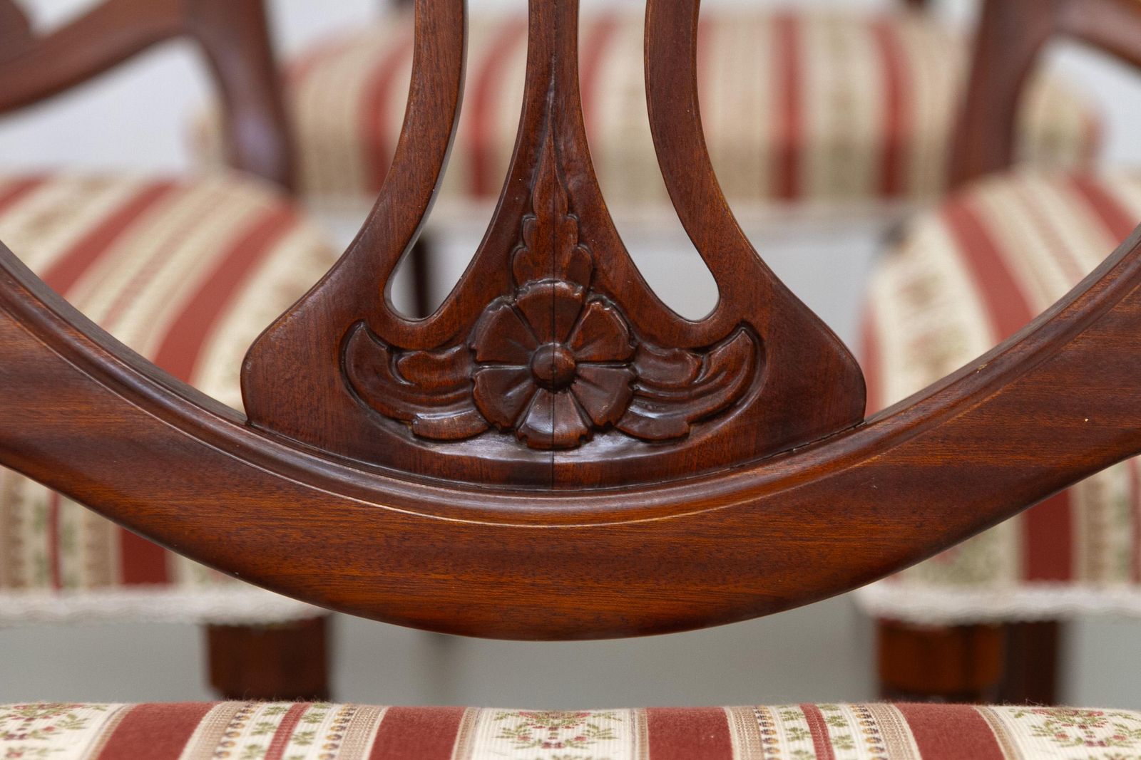 photo furniture Danish Hepplewhite Mahogany Dining Chairs By Farre Møbelfabrik, 1970s. Set Of 6.