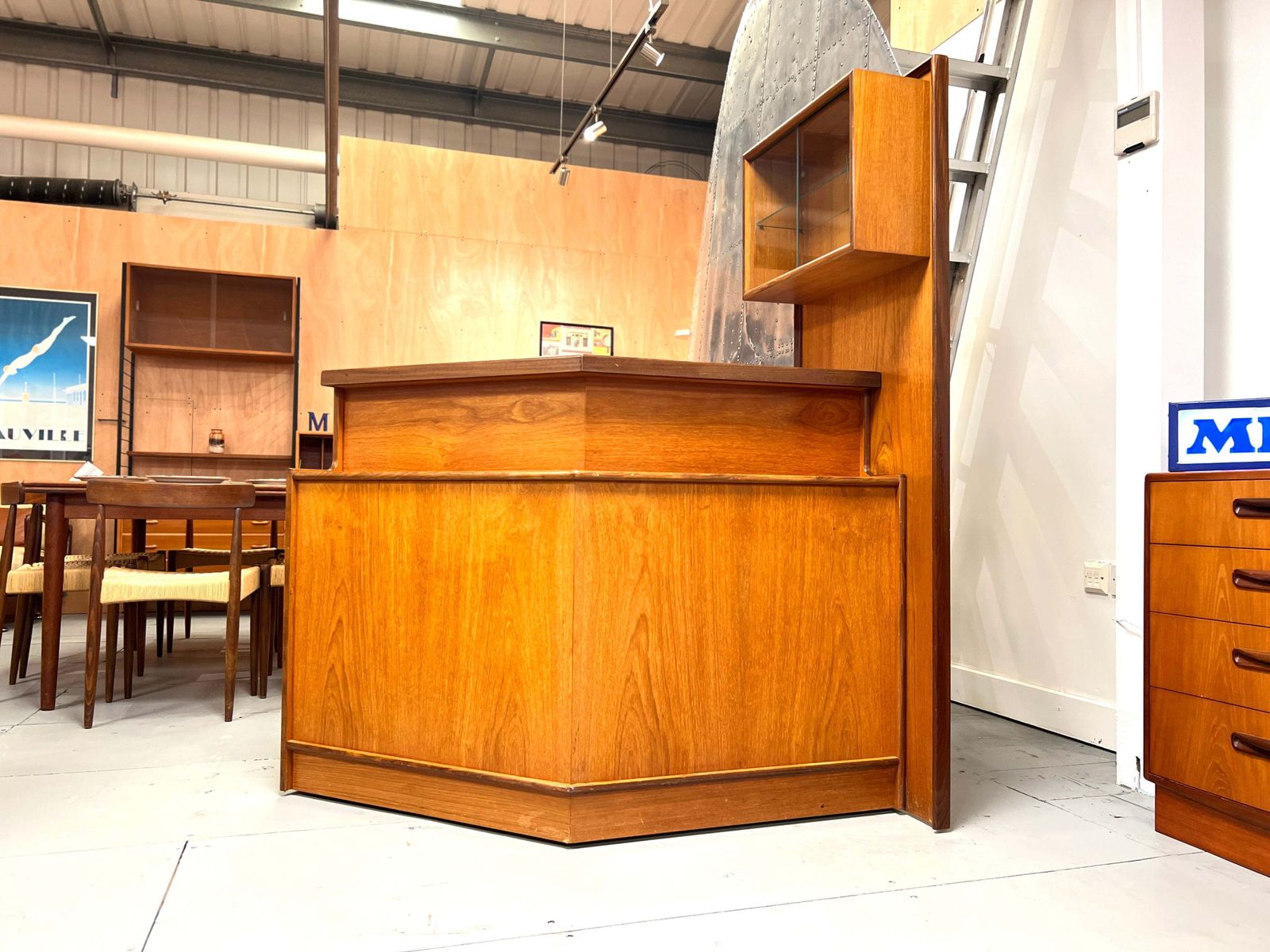 Turnidge, Mid Century Teak Cocktail Bar photo for sale