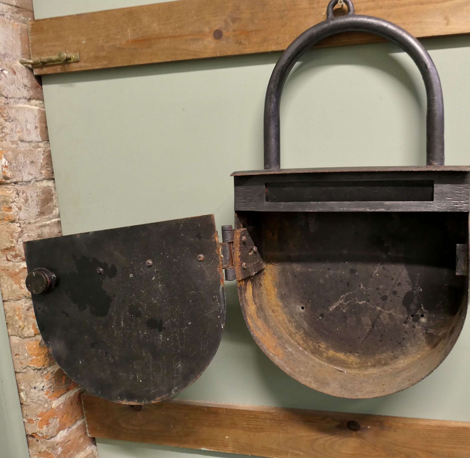 19th Century Trade Sign Letter Box, Locksmith. The Post Box Is A Very Unusual Piece, It I photo Home Decor