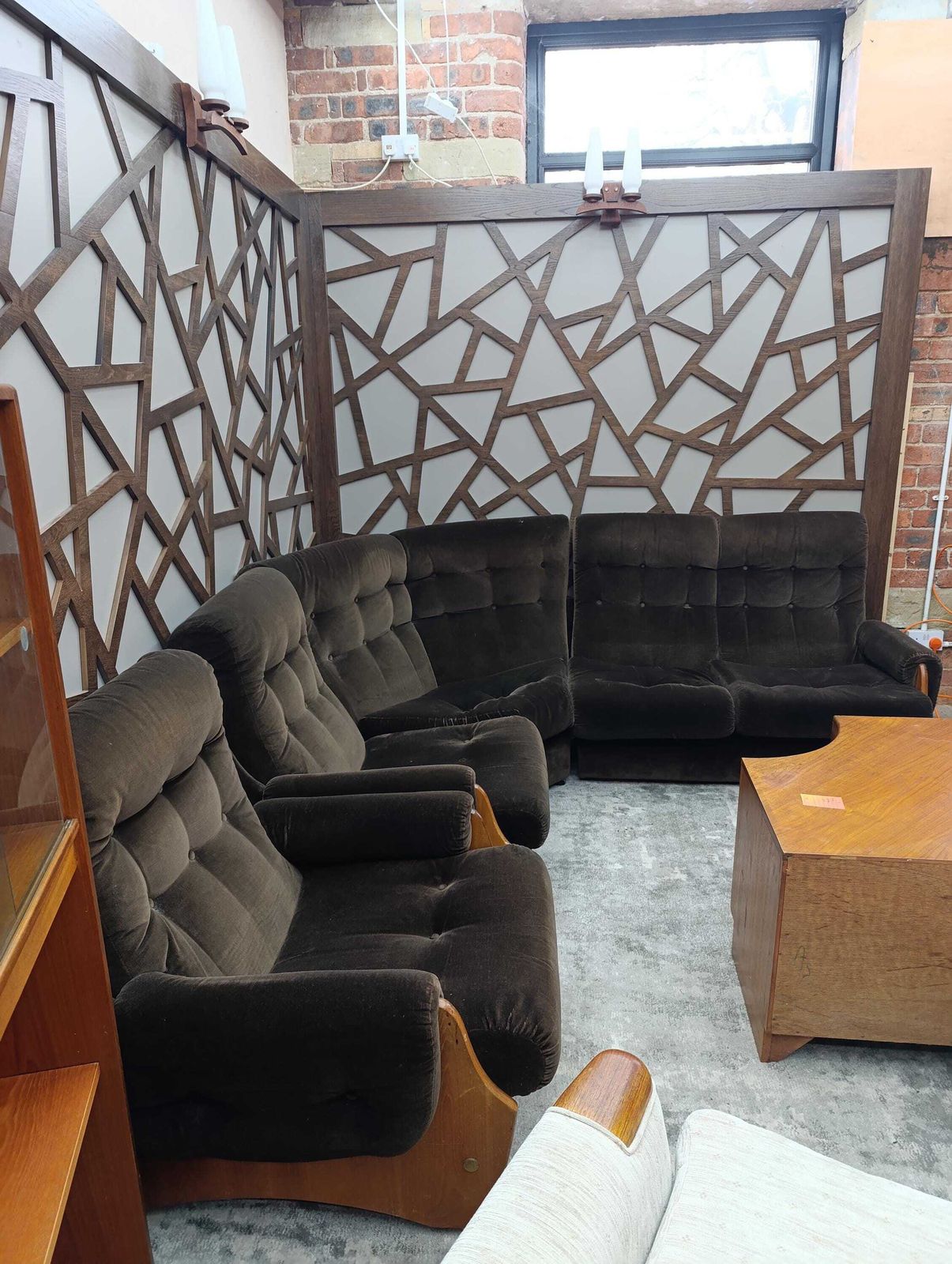 Rare G Plan Saddleback Teak Corner Lounge Suite, 1960s