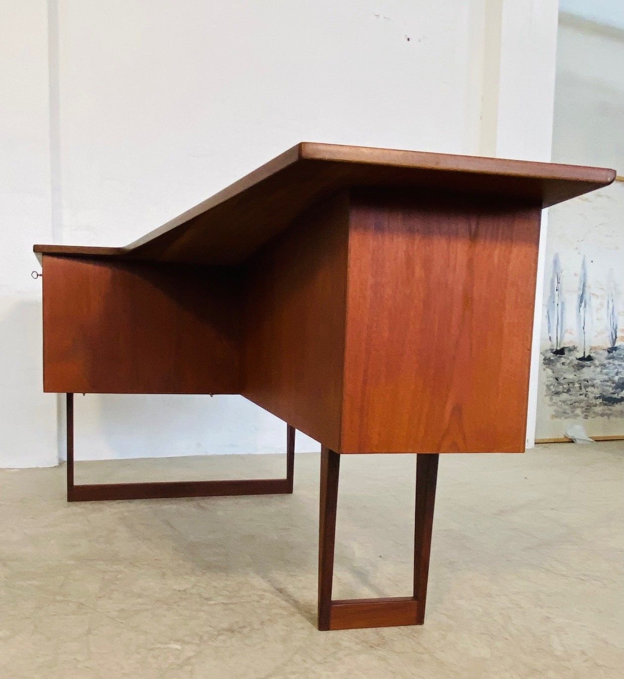 photo buy Vintage Retro Danish Mid Century Boomerang Desk  1960s