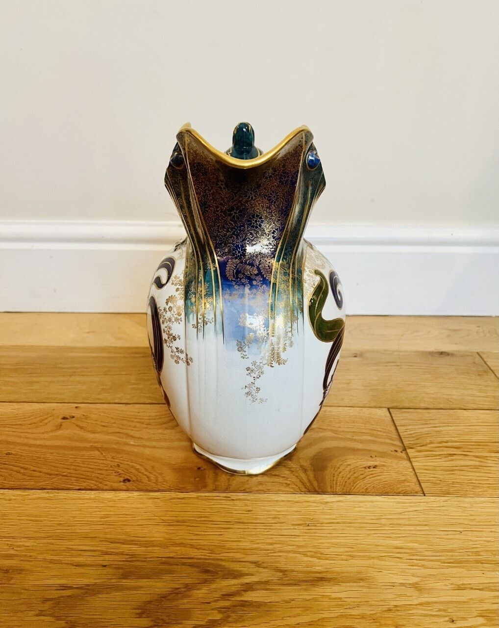 Rare Pair Of Victorian Quality Doulton Burslem Jug & Bowl Set photo vintage