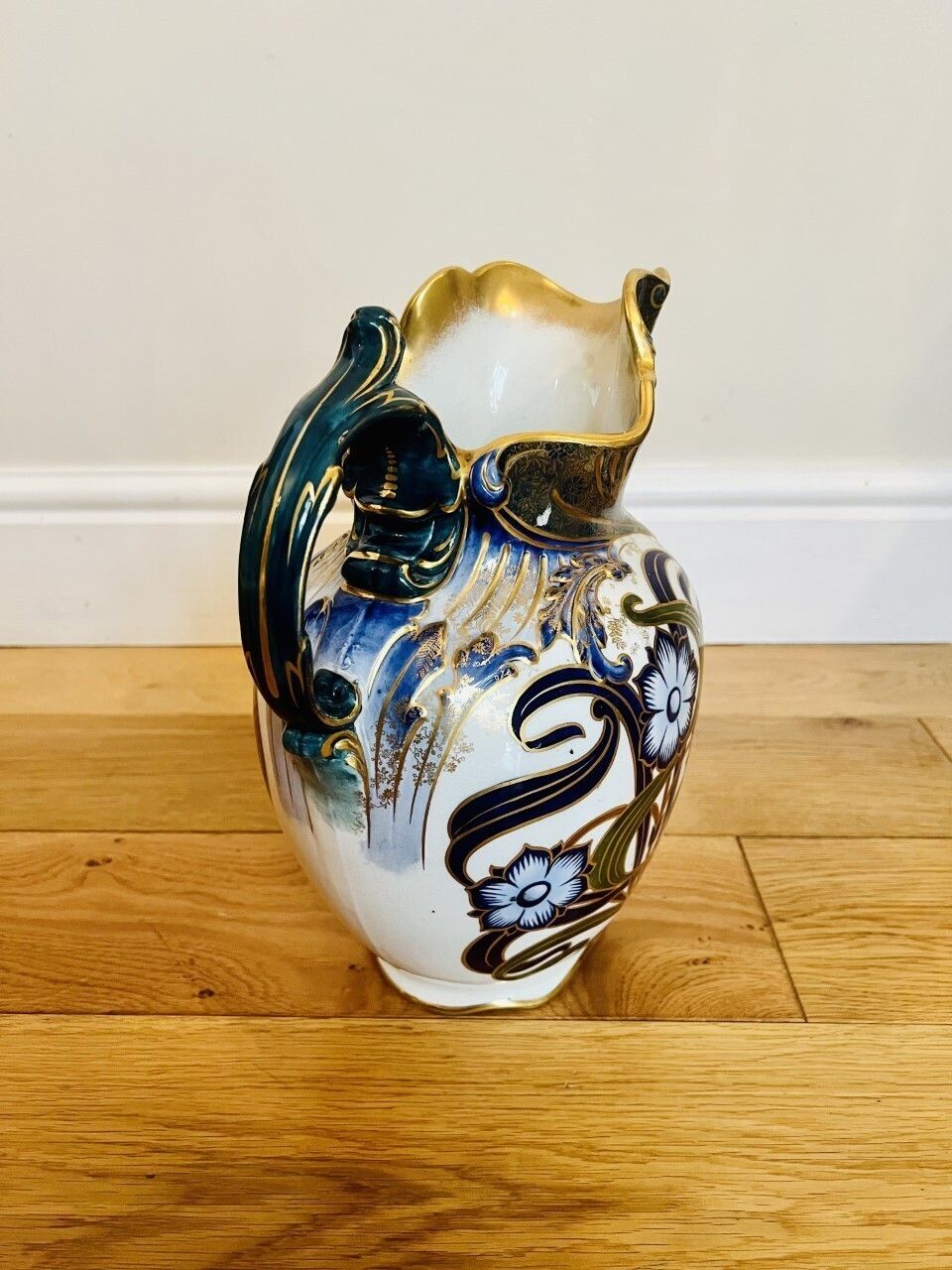 photo for sale Rare Pair Of Victorian Quality Doulton Burslem Jug & Bowl Set