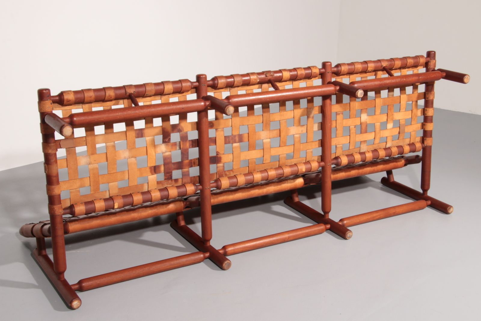 Furniture Three Seater Sofa By Ilmari Tapiovaara For Paolo Arnaboldi, Italy 1957 photo