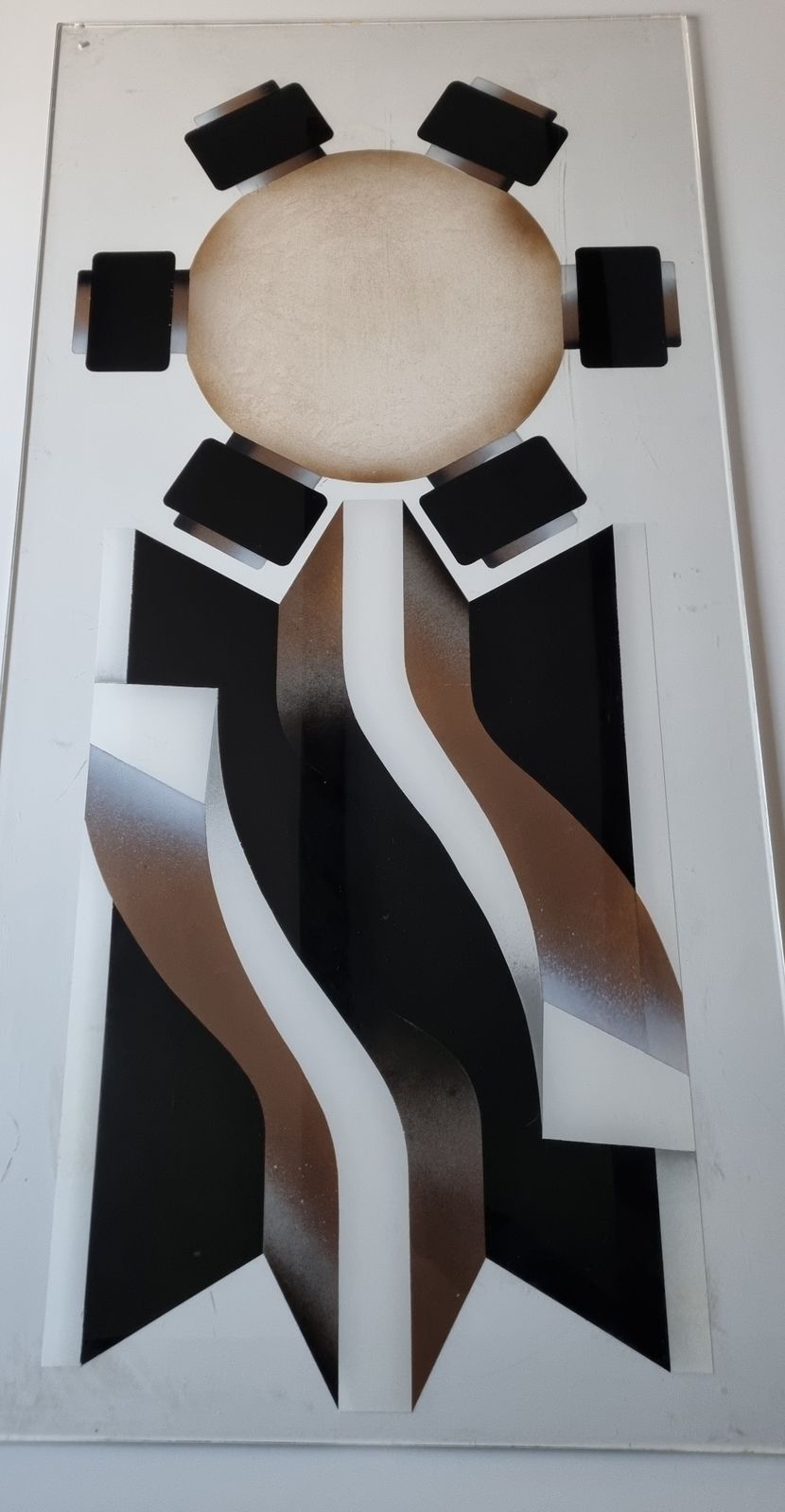 Elizabeth Fletcher   Power I (Abstract Relief On Perspex Modern British Art) photo for sale