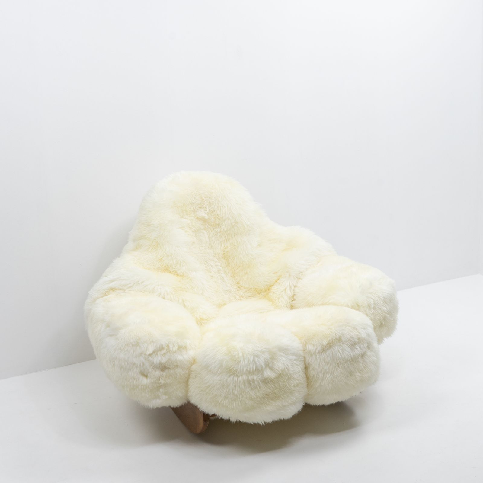 Mario Scheichenbauer, Yeti Rocking Chair For Elam – Italy, 1960s photo vintage