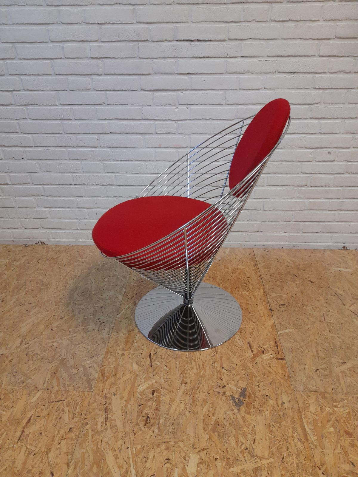 Wire Cone Chair Verner Panton, 1980s photo vinterior