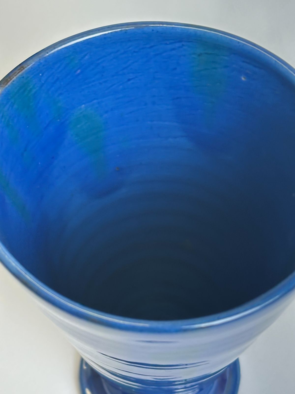 Arts And Crafts Cobalt Blue Stoneware Vase By Charles Brannam, Barnstaple, Circa 1910 photo Home Decor