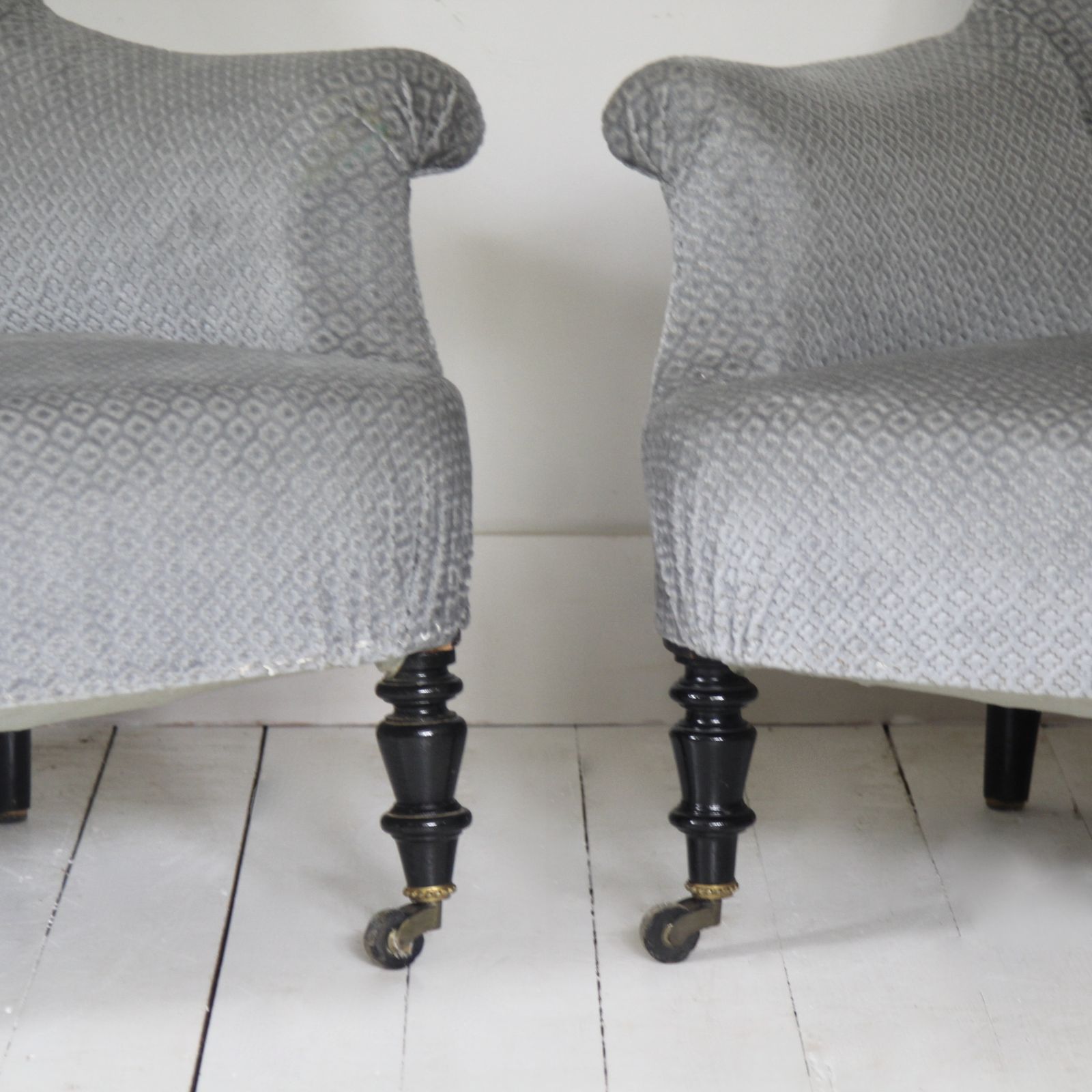 Beautiful Pair Of Late 19th Century French Armchairs photo vintage