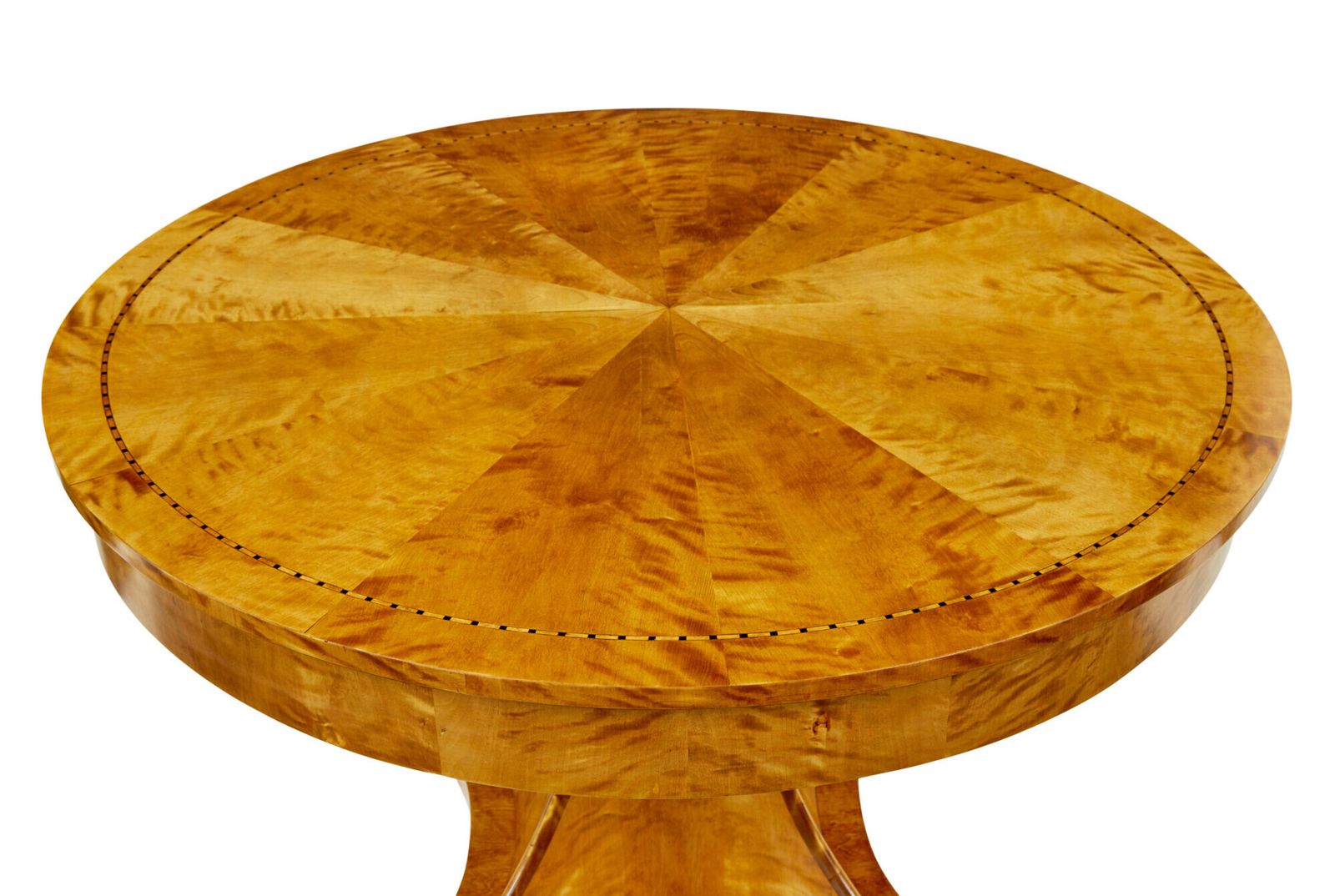 Scandinavian Art Deco Inlaid Birch Center Table photo buy