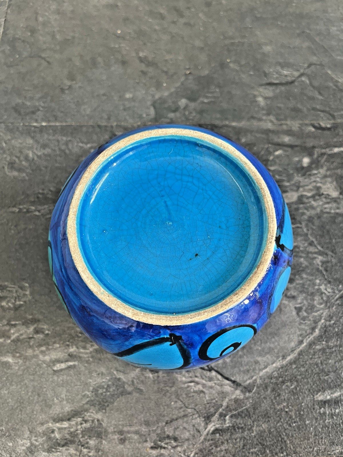 Mid Century 60's Italian Bellini Pottery For Raymor Floral Planter Plant Pot photo for sale