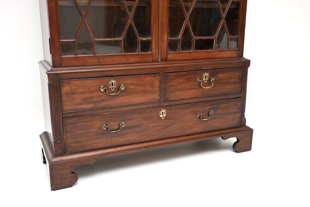 Antique Georgian Period Mahogany Bookcase photo vinterior