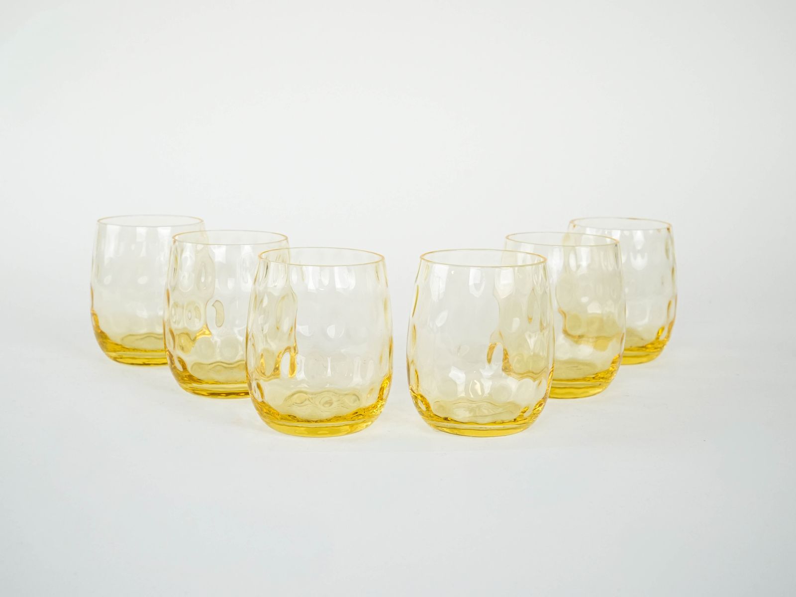 Set Of Six Glasses, Italian Design, 1970s, Made In Italy photo Home Decor