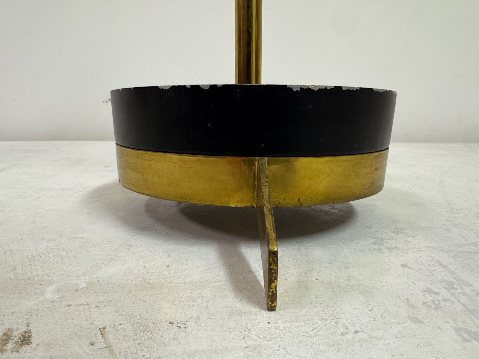 1950s Italian Brass And Iron Umbrella Stand photo vinterior