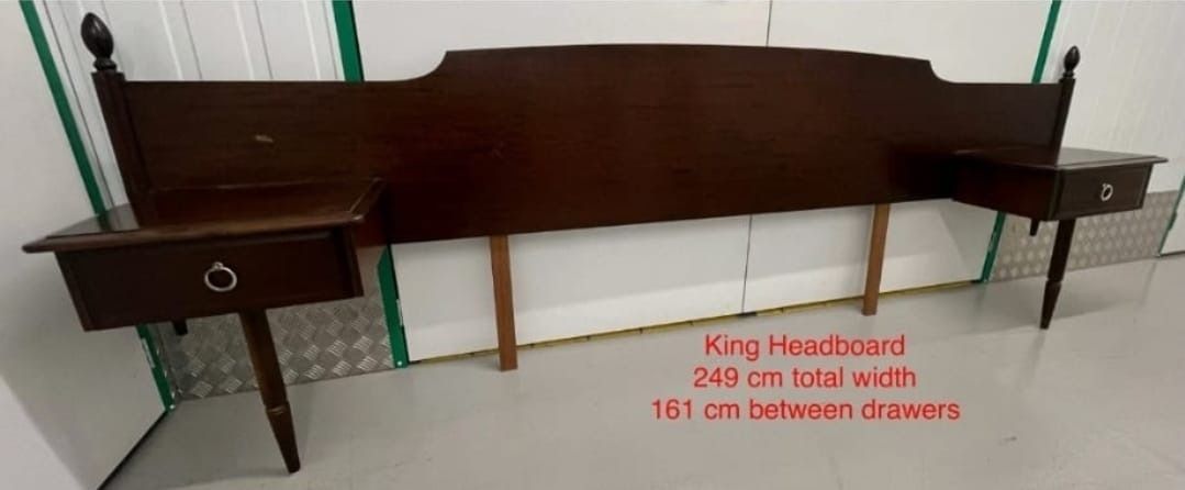 Stag Minstrel Headboard Mid Century Very Rare photo furniture