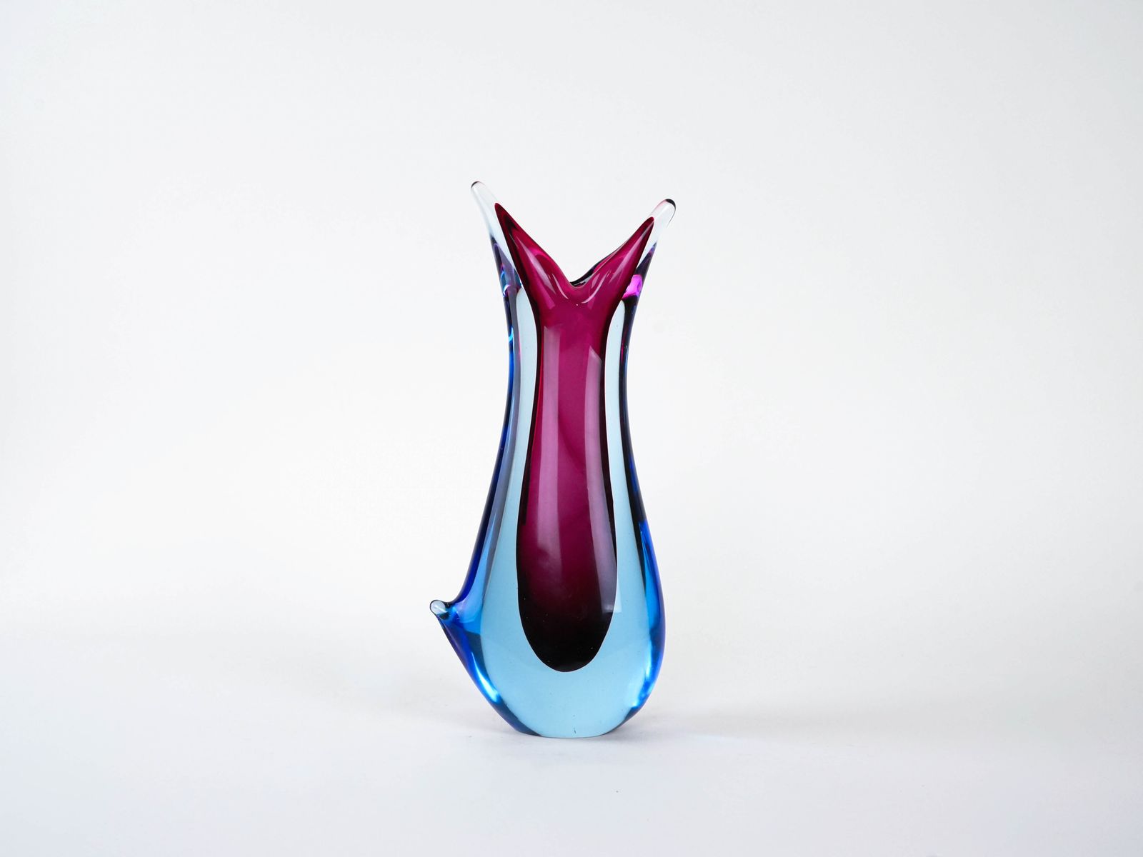 Vaas, Murano Glas, Italiaans Design, Jaren 1960, Made In Italy photo for sale