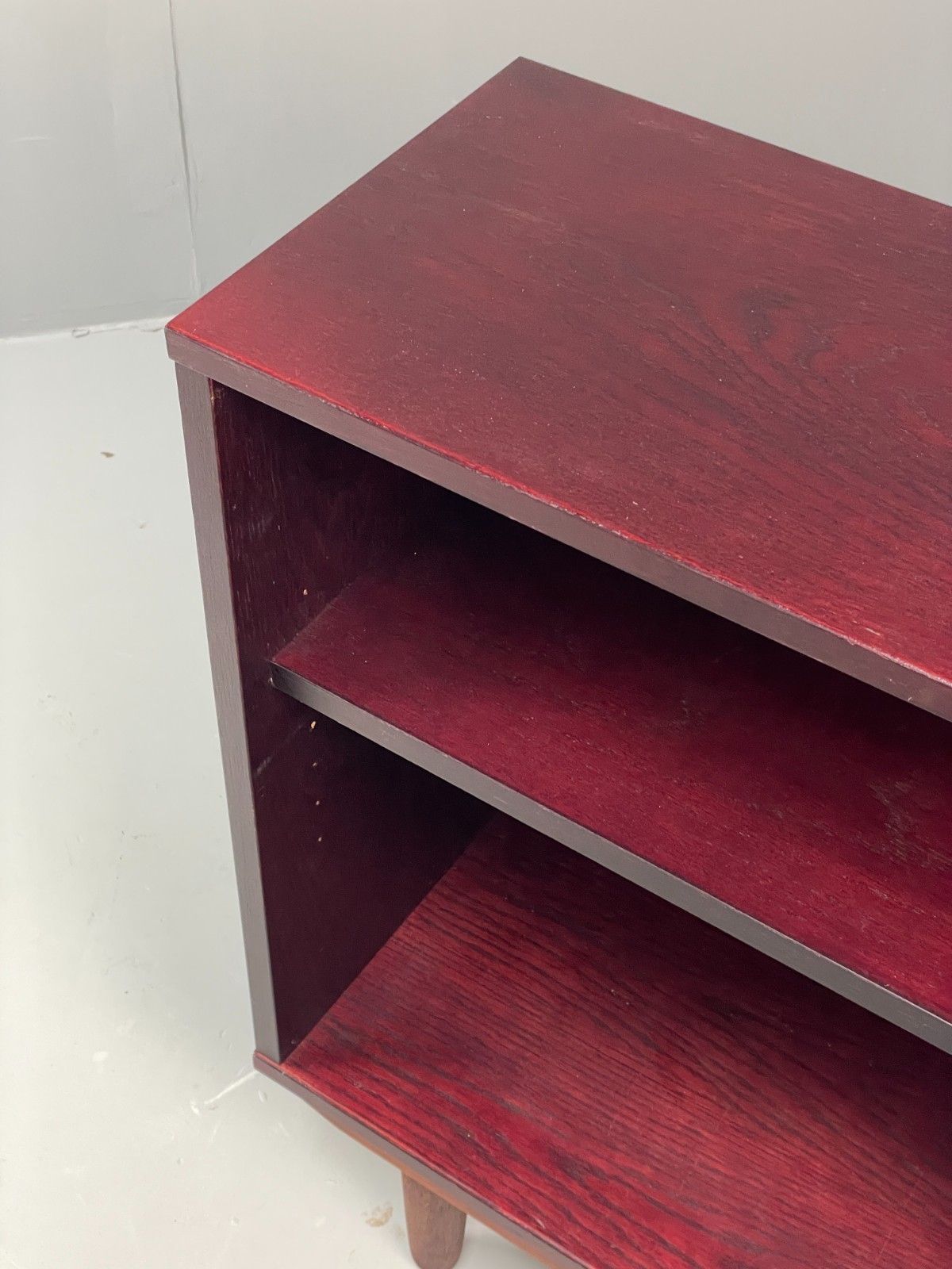 Vintage Dark Oak Bookcase Adjustable Shelf By Beaver & Tapley Eb11498 Mwoo photo Furniture