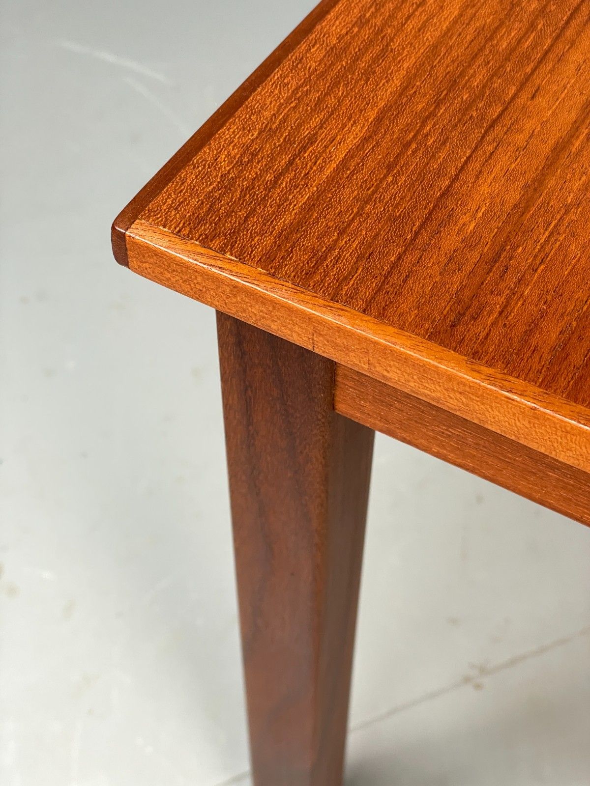 Vintage Teak Side Table 1960s Danish Square Removable Legs Retro Eb11518 Mwoo photo Furniture