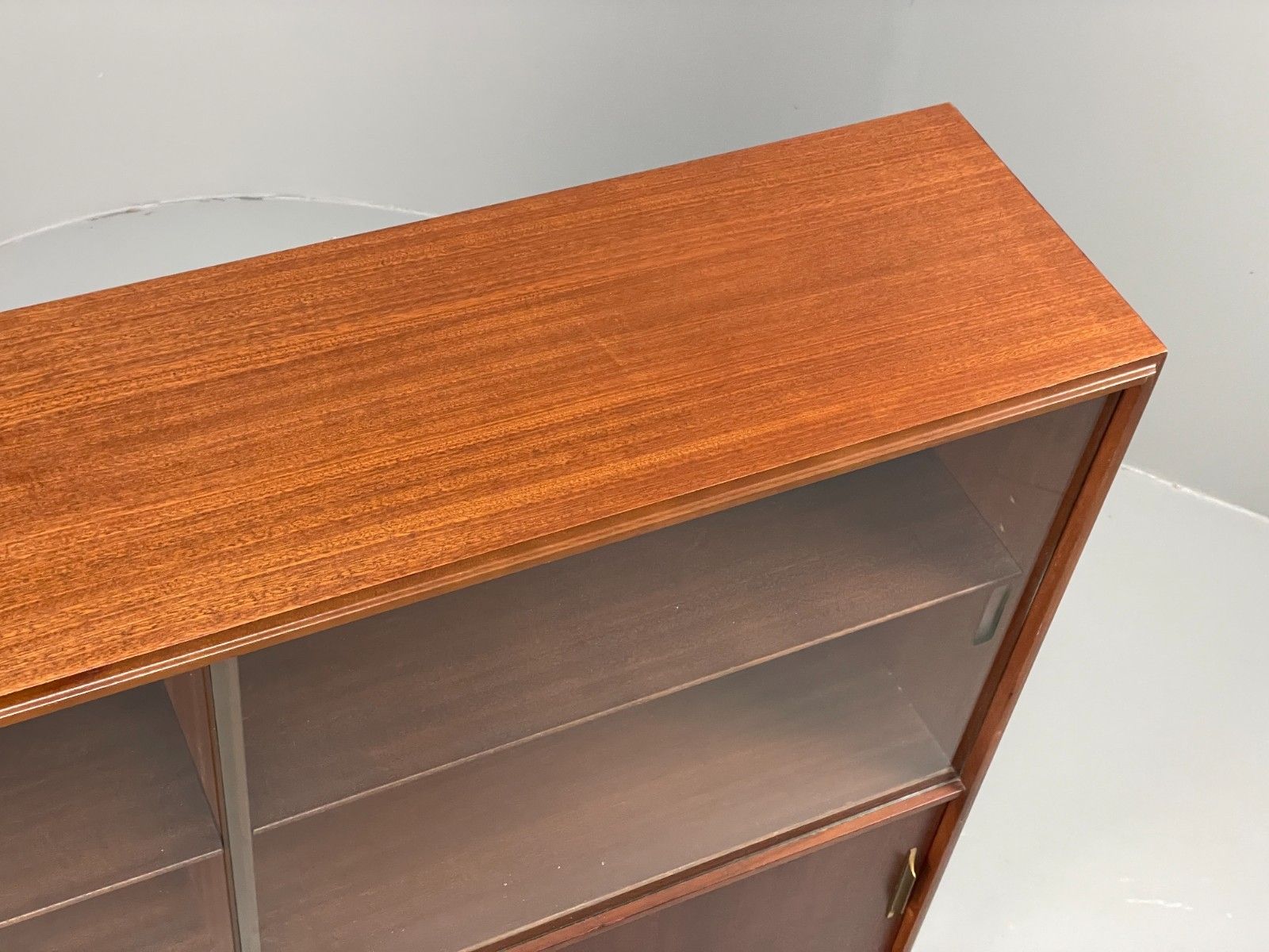 Vintage 1960s Glazed Cabinet Mid Century Beaver & Tapley Bookcase Eb11536 Mwoo photo vintage