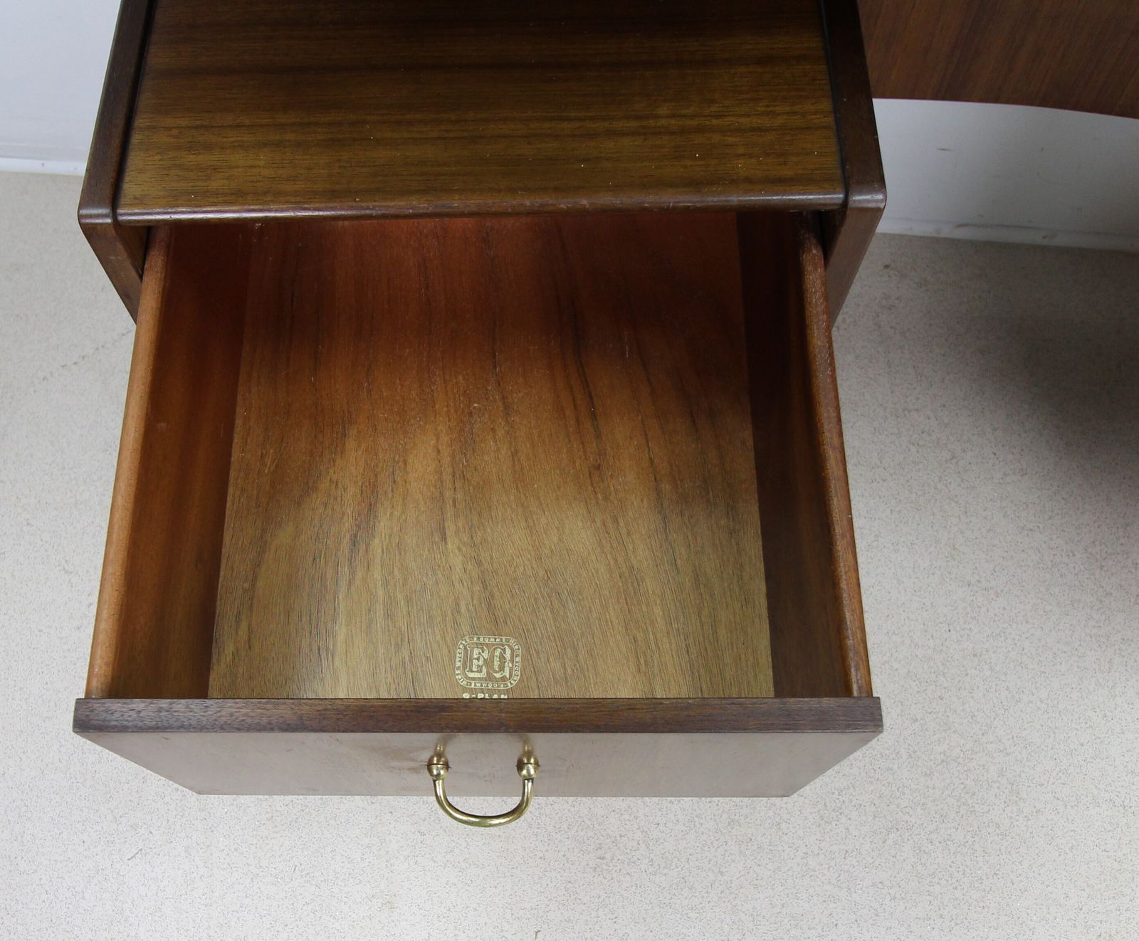 Mid Century Curved Floating Top Desk By E Gomme G Plan photo buy
