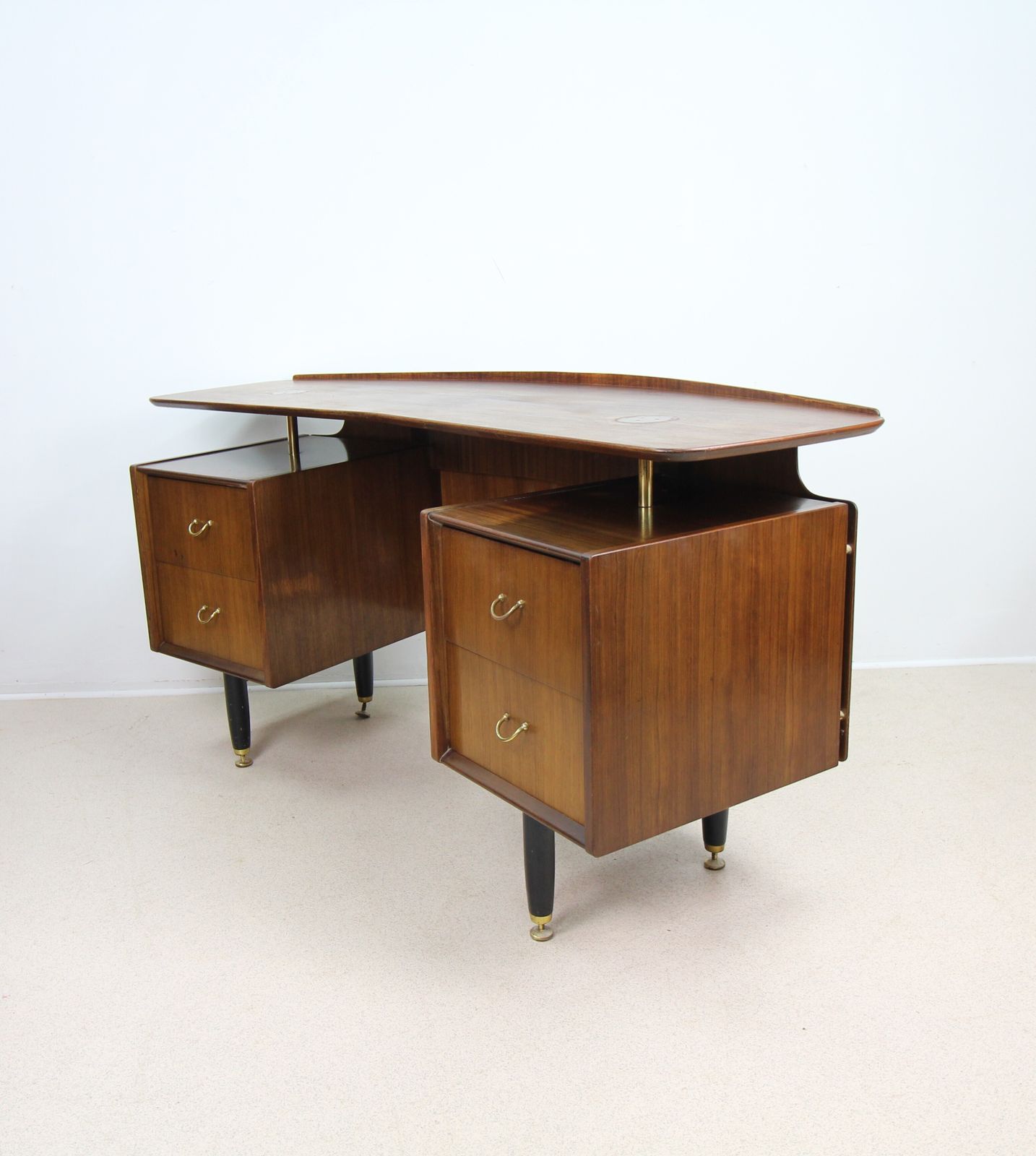 photo furniture Mid Century Curved Floating Top Desk By E Gomme G Plan