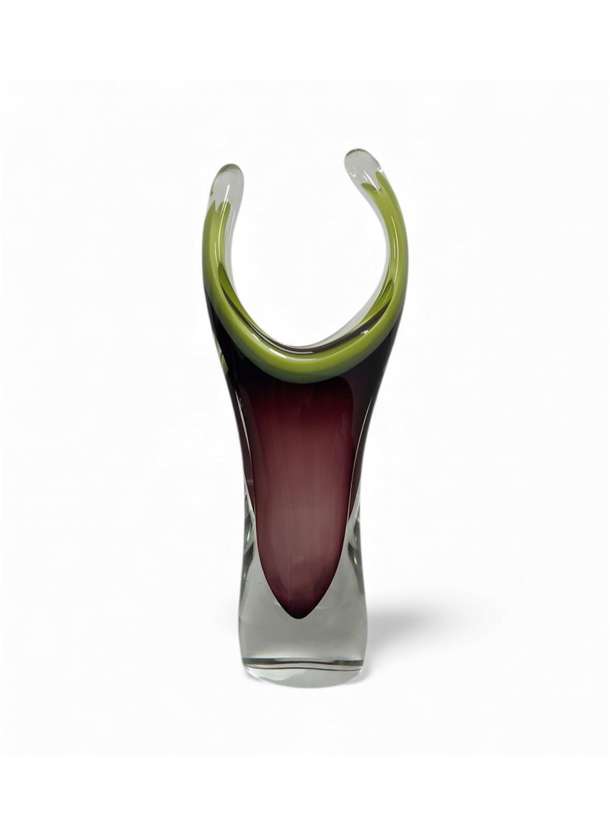 Paul Kedelv “Coquille” Vase And Bowl For Flygfors, Sweden, 1950s photo 175.0