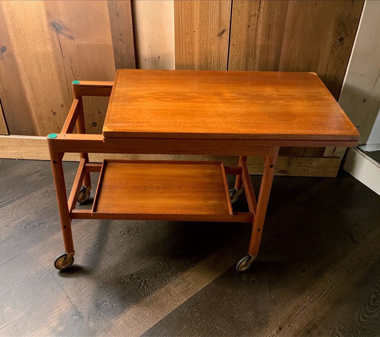 Kurt østervig Model 112 Extendable Bar Cart, Danish Teak & Formica, Jason Mobler photo furniture