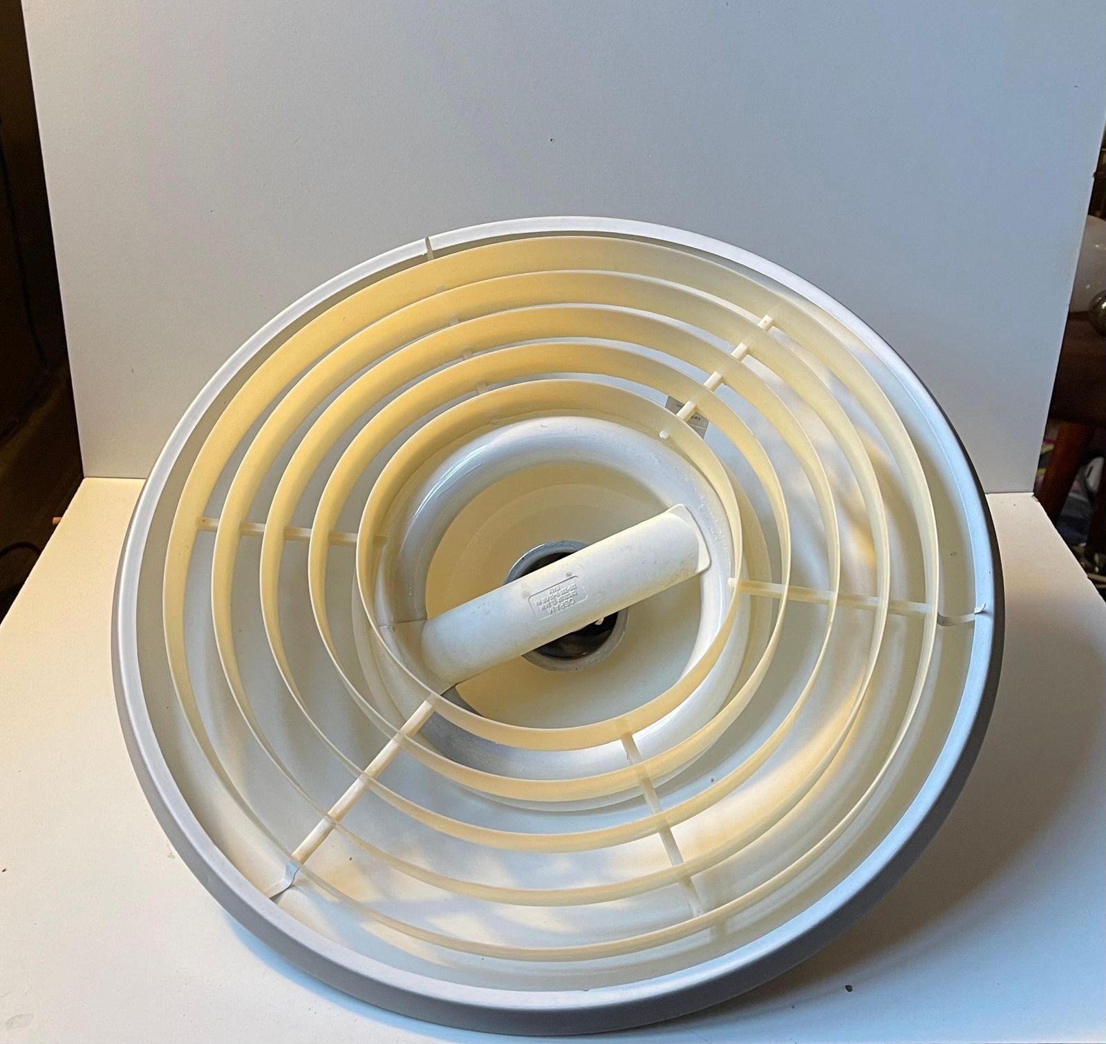 Vintage Louis Poulsen Grey Pendant Lamp 'Klassependel', 1960s photo vinterior