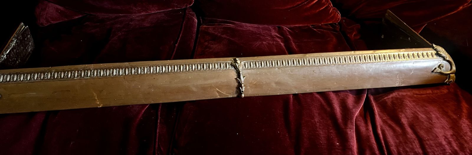 Arts & Crafts Copper & Brass Fireplace Fender – Edwardian C.1900 photo for sale
