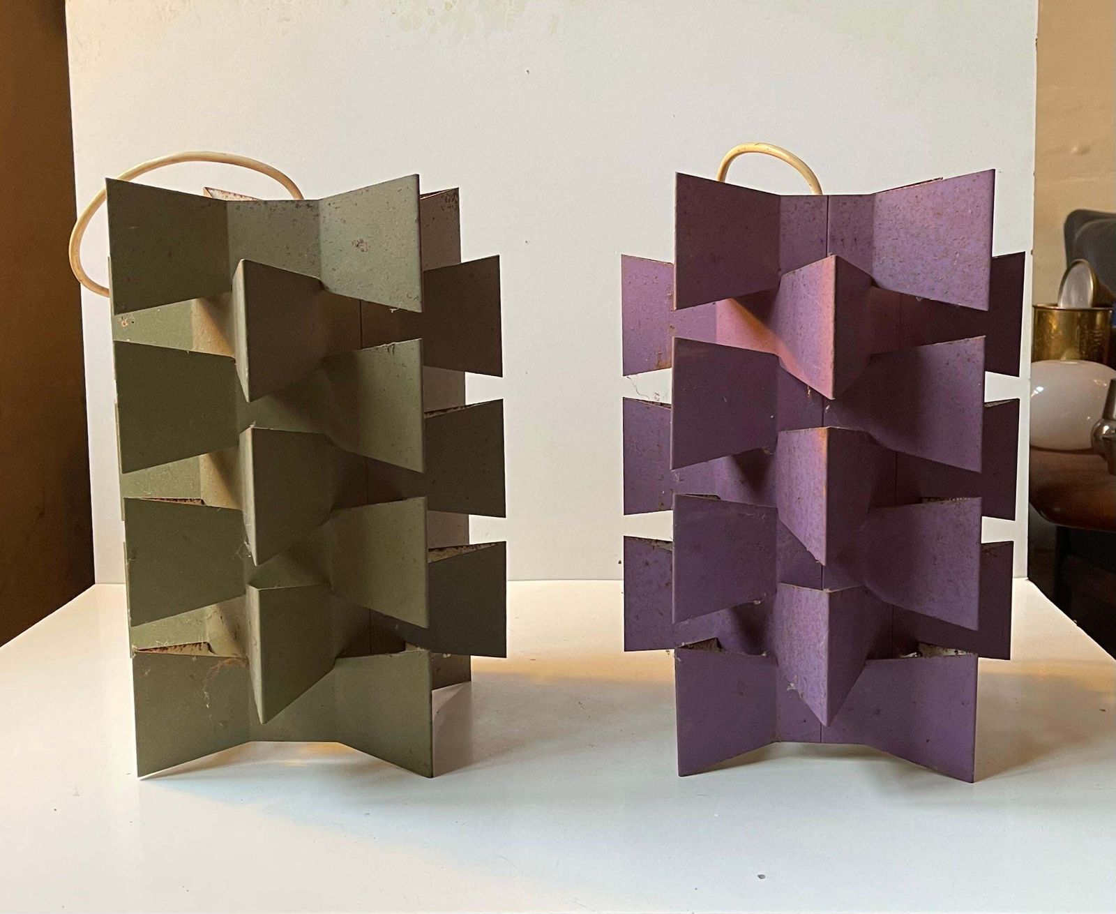 Nordisk Solar Brutalist Pendant Lamps By Anton Fogh Holm & Alfred J. Andersen, 1 photo for sale