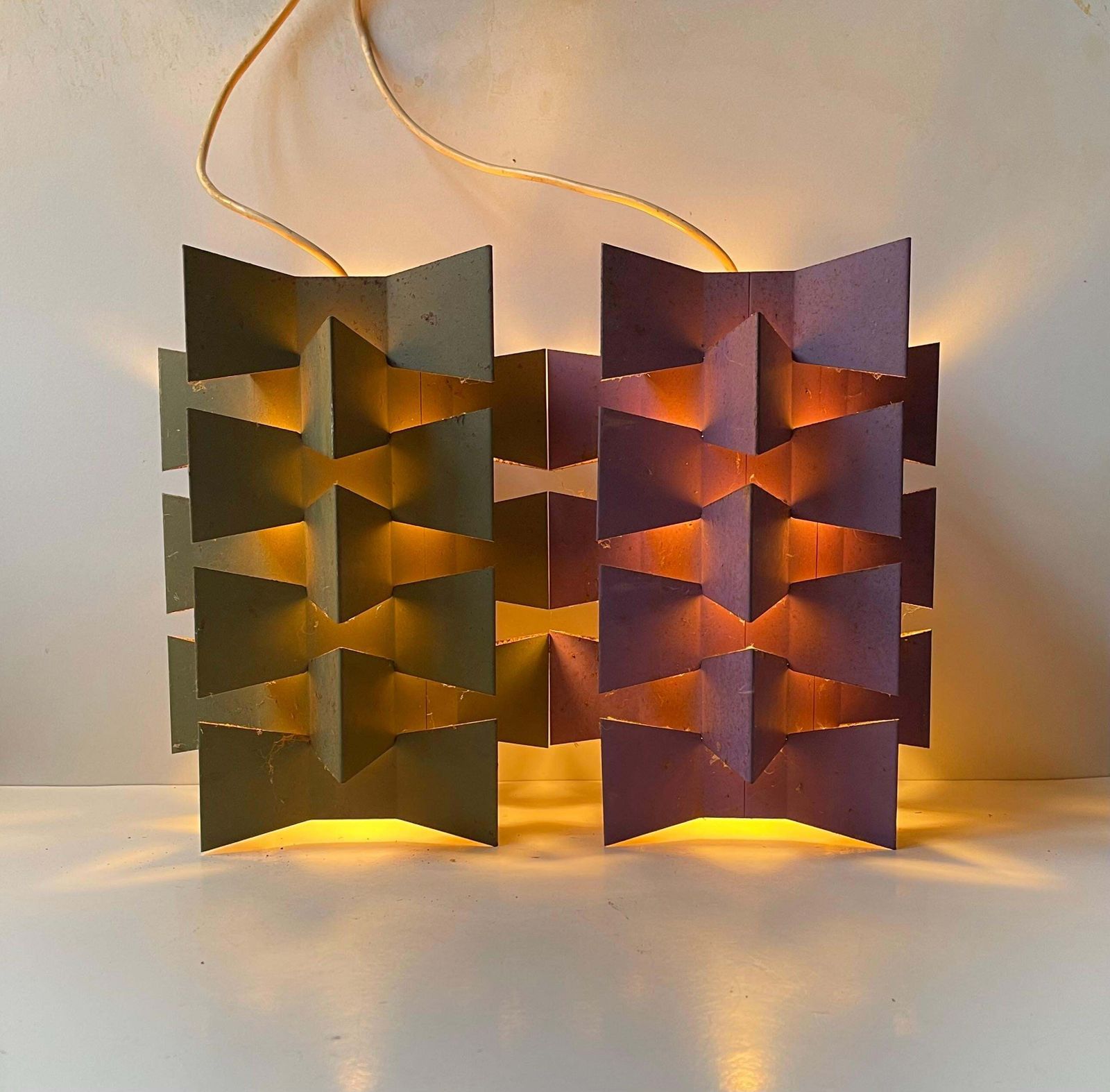 Nordisk Solar Brutalist Pendant Lamps By Anton Fogh Holm & Alfred J. Andersen, 1 photo Lighting